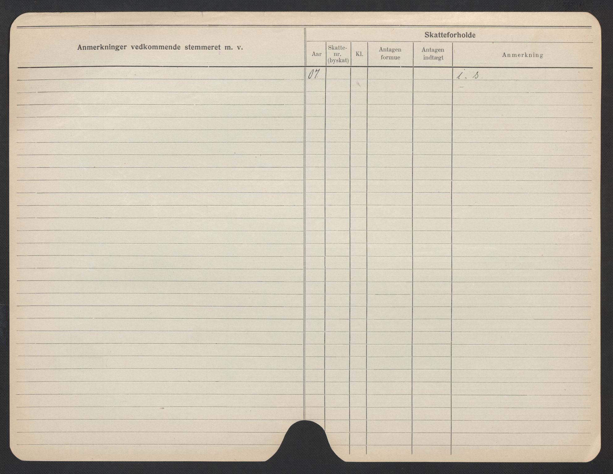 Oslo folkeregister, Registerkort, AV/SAO-A-11715/F/Fa/Fac/L0019: Kvinner, 1906-1914, p. 1120b