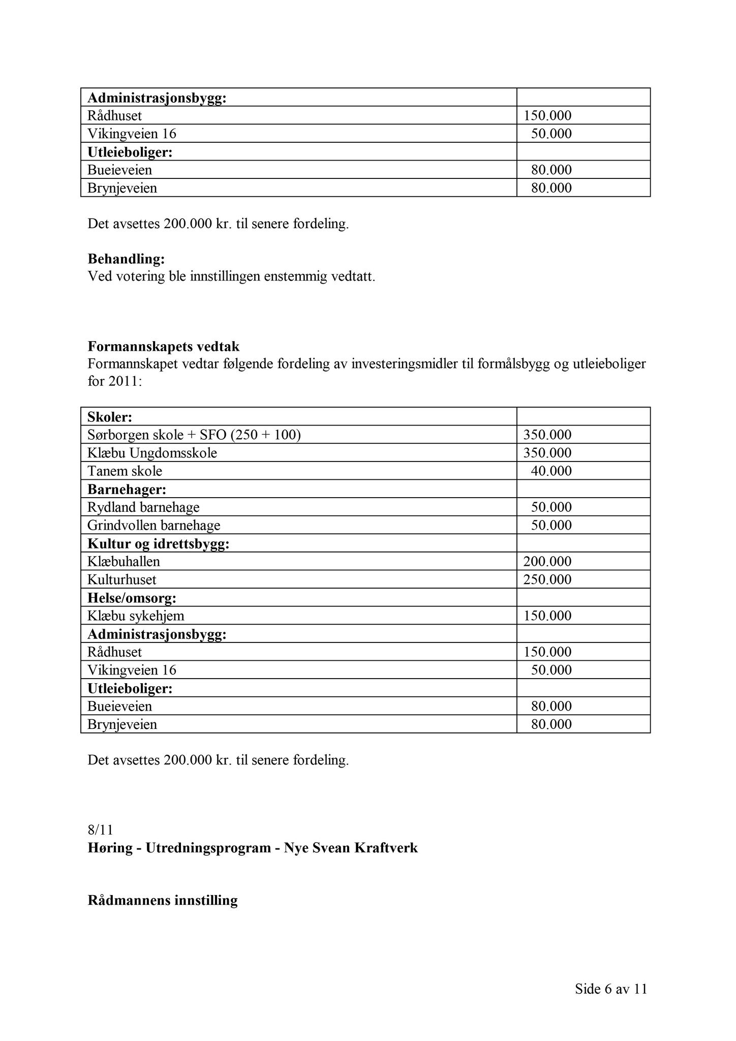 Klæbu Kommune, TRKO/KK/02-FS/L004: Formannsskapet - Møtedokumenter, 2011, p. 208