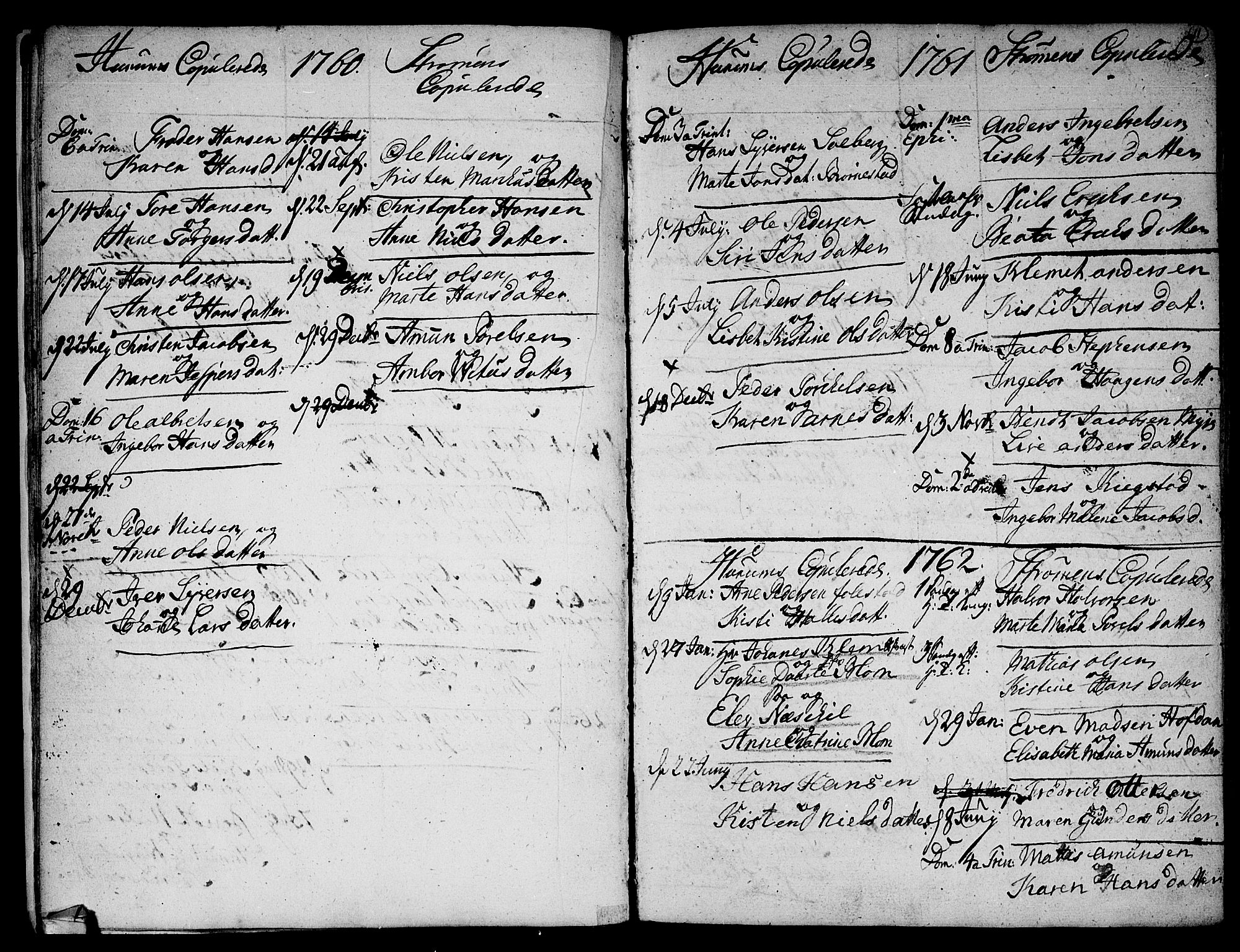 Hurum kirkebøker, AV/SAKO-A-229/F/Fa/L0006: Parish register (official) no. 6, 1756-1770, p. 11