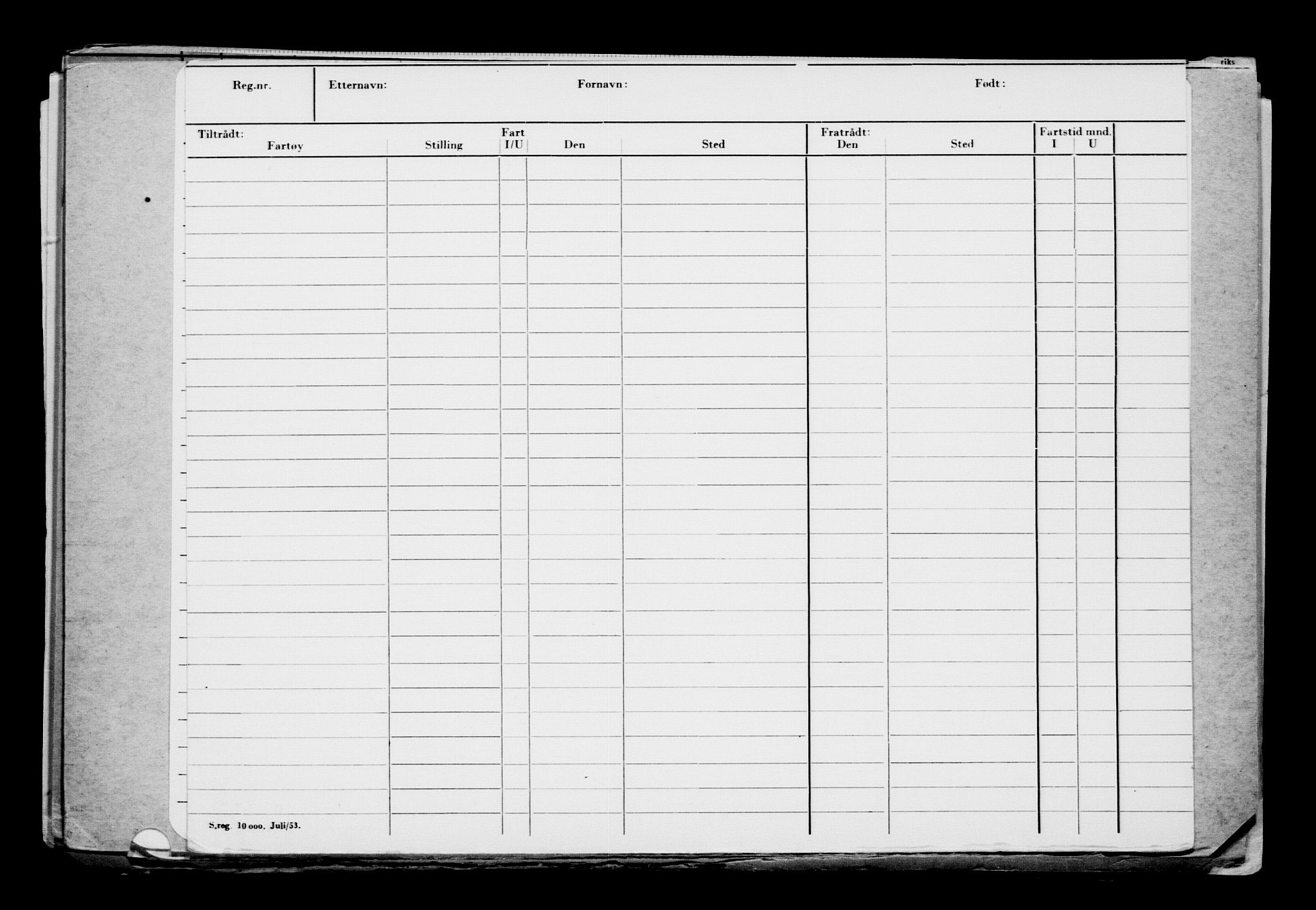 Direktoratet for sjømenn, AV/RA-S-3545/G/Gb/L0215: Hovedkort, 1923, p. 536