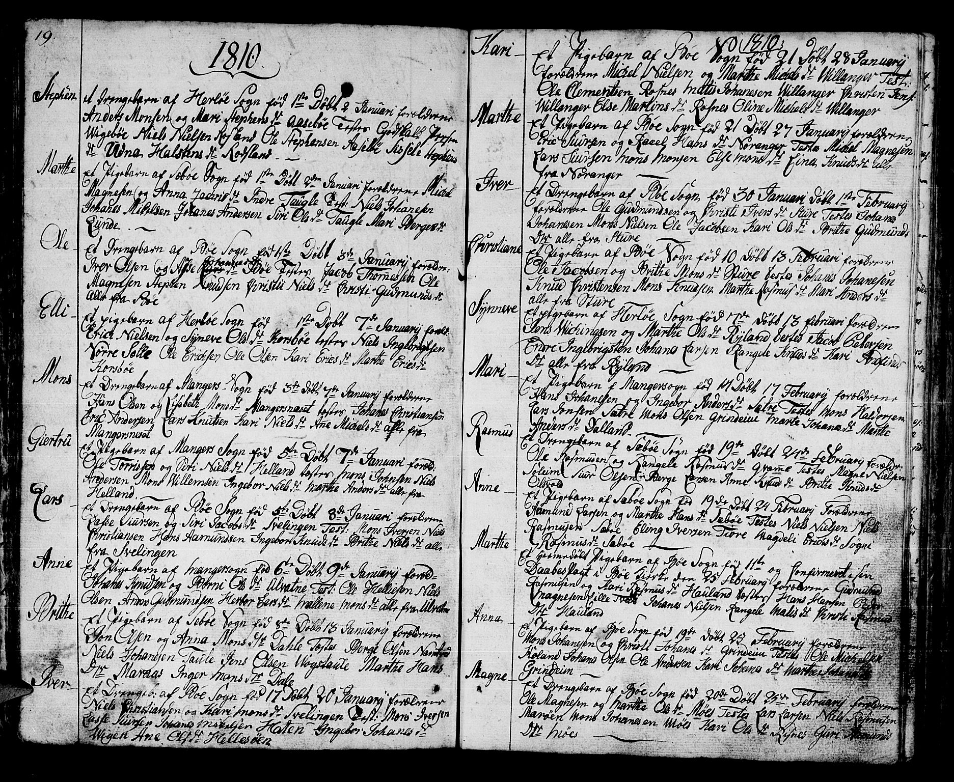 Manger sokneprestembete, SAB/A-76801/H/Haa: Parish register (official) no. A 2, 1792-1815, p. 115