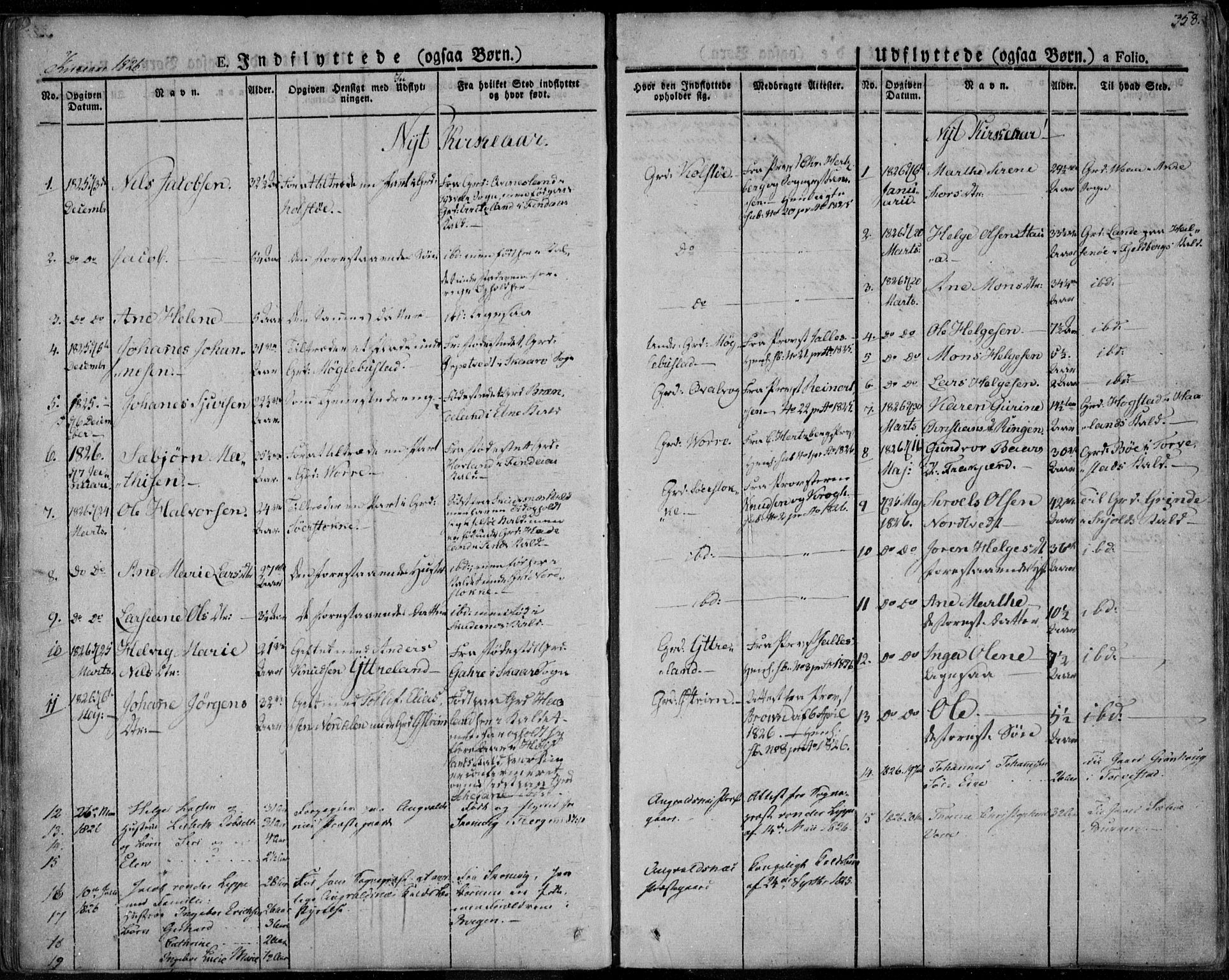 Avaldsnes sokneprestkontor, SAST/A -101851/H/Ha/Haa/L0005: Parish register (official) no. A 5.2, 1825-1841, p. 358