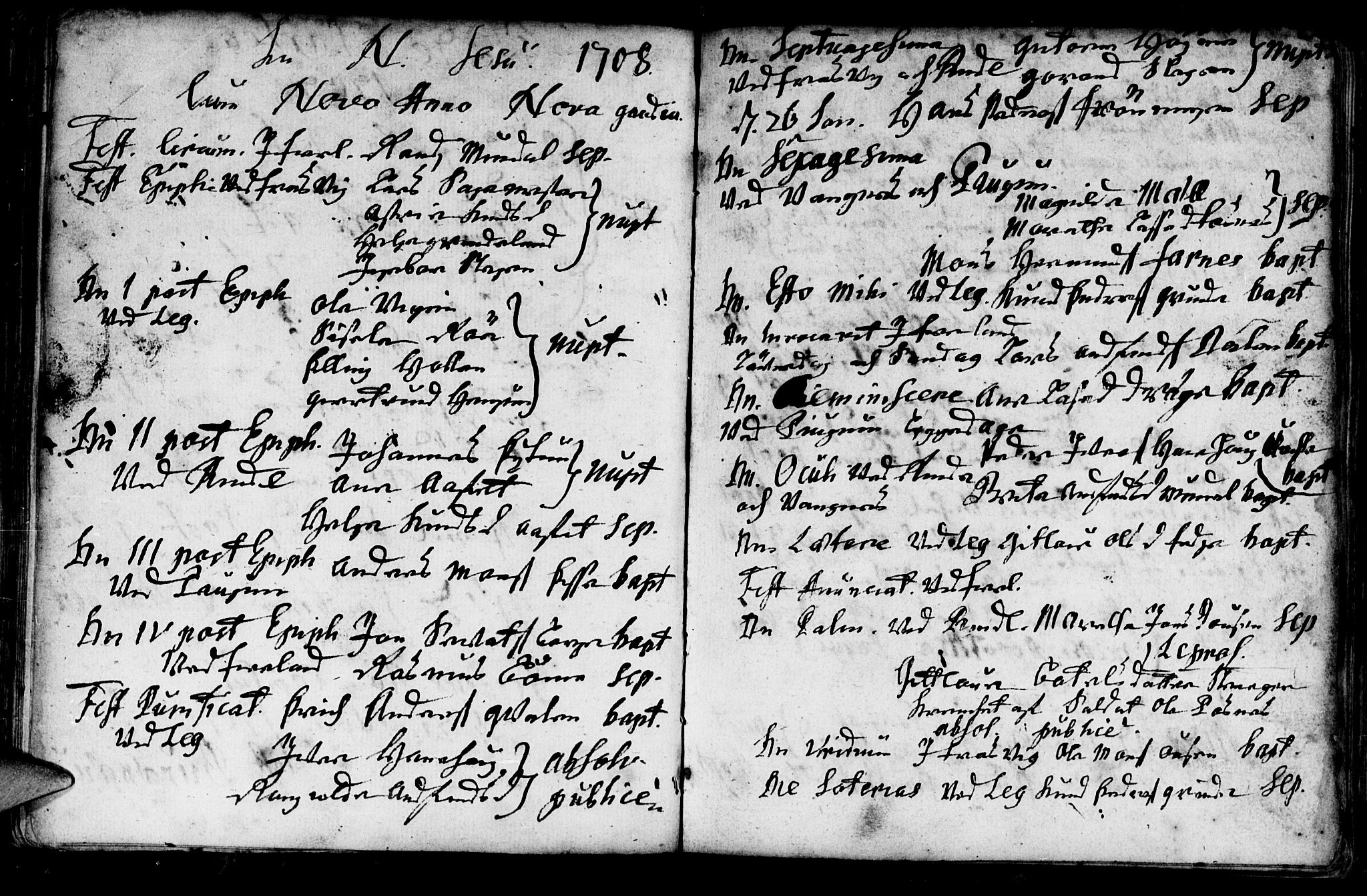 Leikanger sokneprestembete, AV/SAB-A-81001/H/Haa/Haaa/L0001: Parish register (official) no. A 1, 1690-1734, p. 75