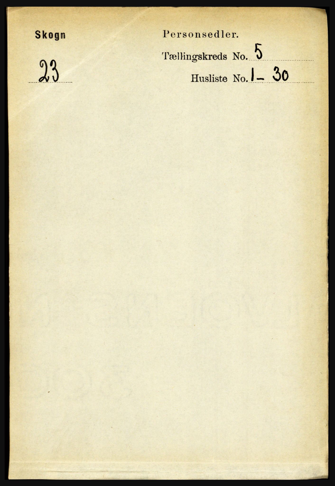 RA, 1891 census for 1719 Skogn, 1891, p. 2924