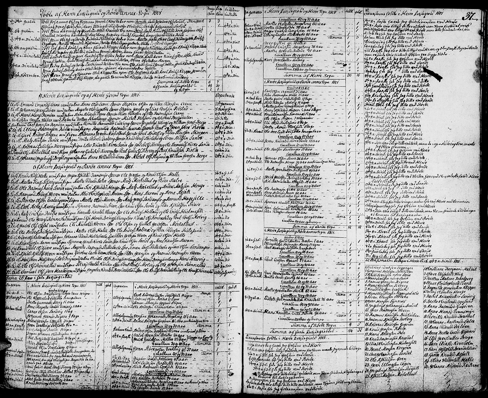 Ministerialprotokoller, klokkerbøker og fødselsregistre - Møre og Romsdal, SAT/A-1454/507/L0068: Parish register (official) no. 507A03, 1789-1825, p. 37