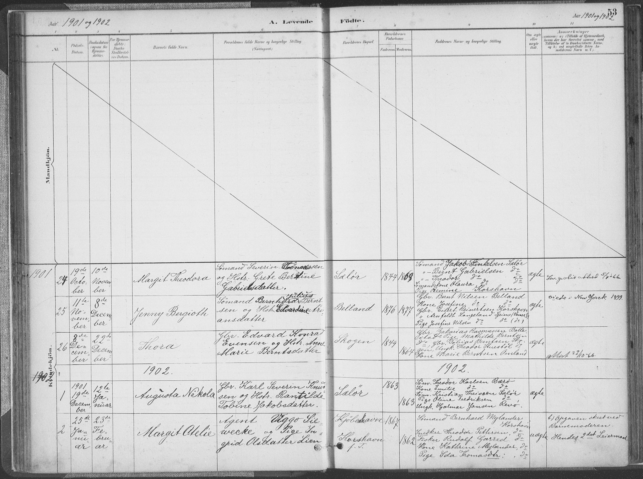 Lyngdal sokneprestkontor, SAK/1111-0029/F/Fa/Faa/L0004: Parish register (official) no. A 4, 1883-1904, p. 53