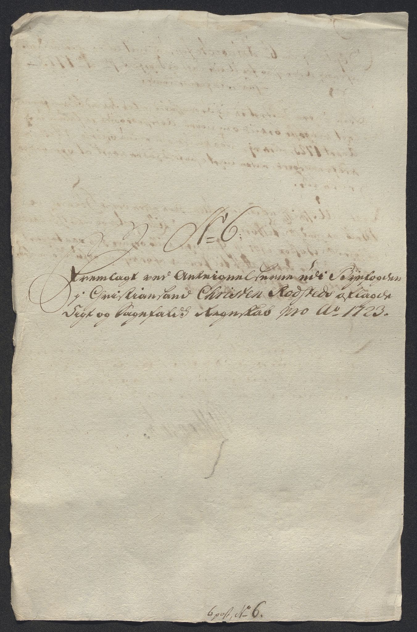 Rentekammeret inntil 1814, Reviderte regnskaper, Byregnskaper, AV/RA-EA-4066/R/Rm/L0286: [M19] Sikt og sakefall, 1719-1727, p. 256