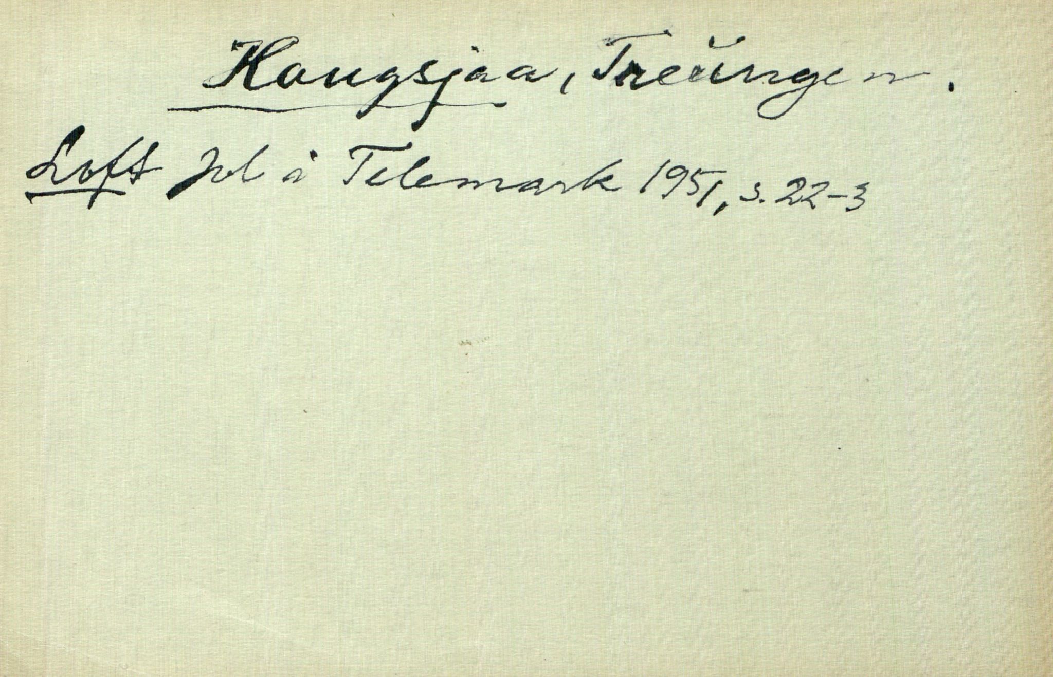 Rikard Berge, TEMU/TGM-A-1003/I/L0008: Personregister- H, 1910-1950