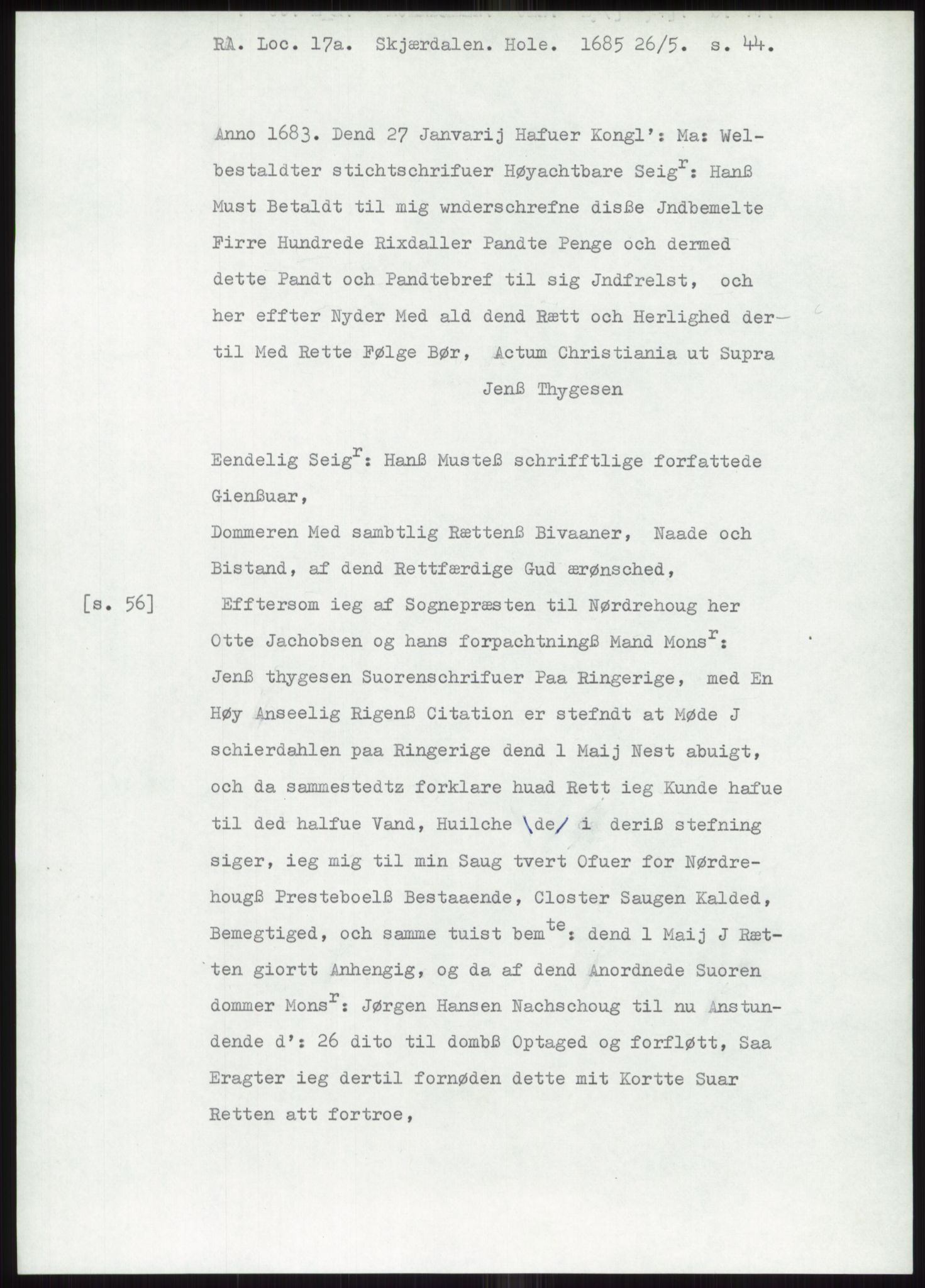 Samlinger til kildeutgivelse, Diplomavskriftsamlingen, AV/RA-EA-4053/H/Ha, p. 814