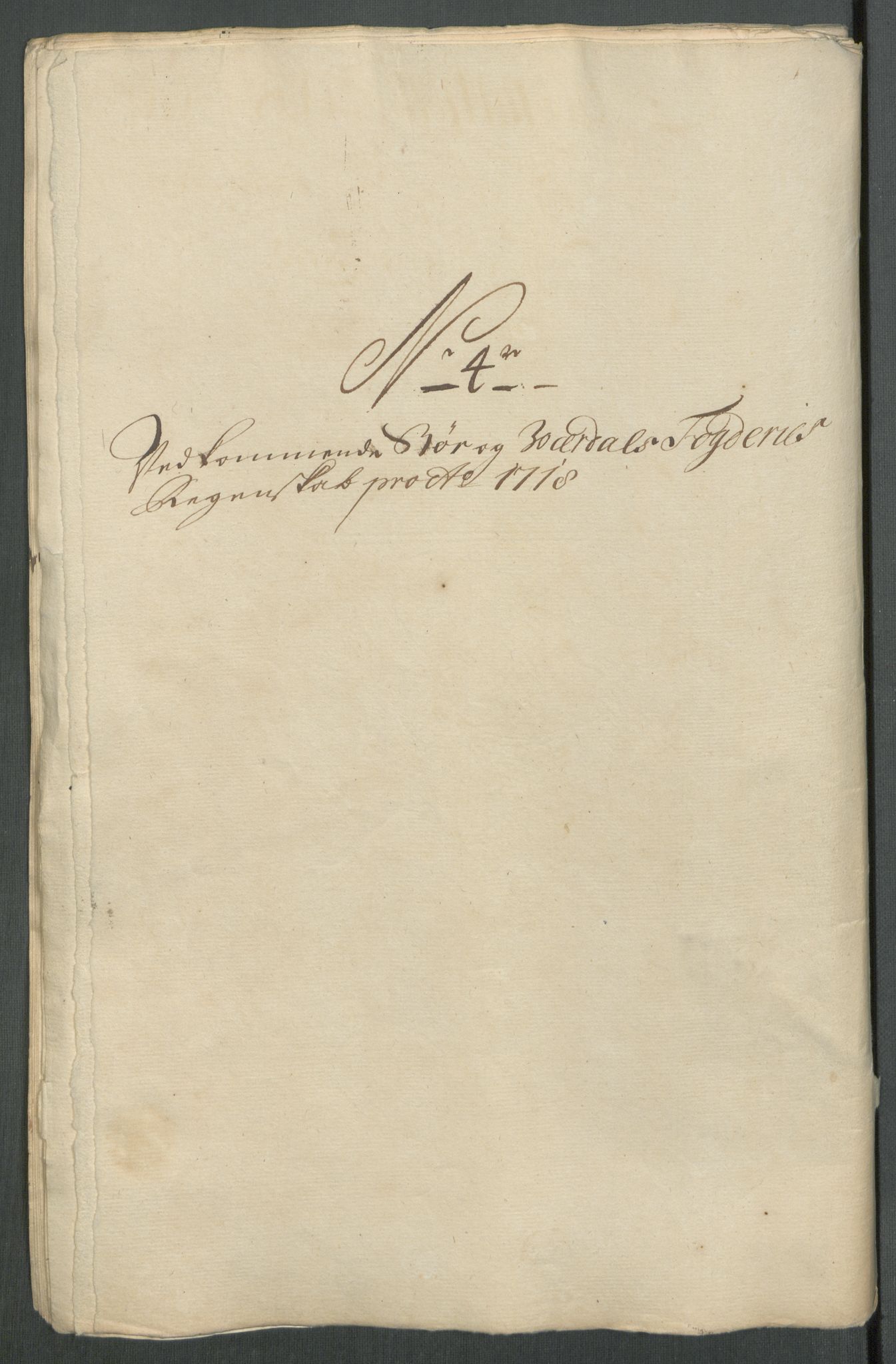 Rentekammeret inntil 1814, Reviderte regnskaper, Fogderegnskap, RA/EA-4092/R62/L4208: Fogderegnskap Stjørdal og Verdal, 1718, p. 127