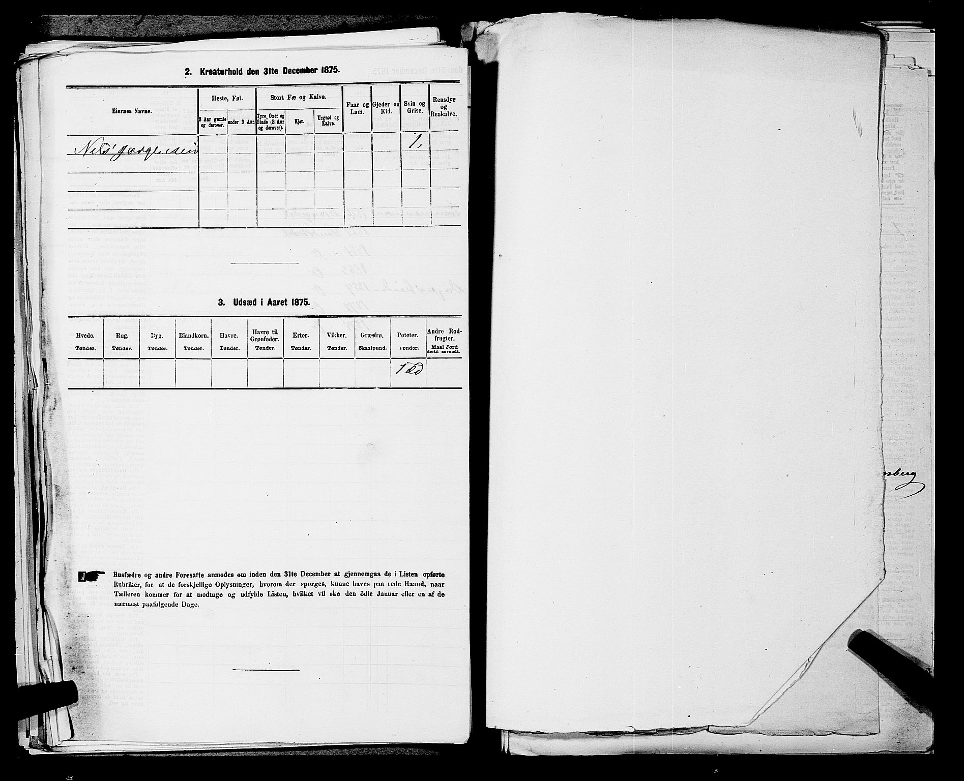 SAKO, 1875 census for 0816P Sannidal, 1875, p. 1443