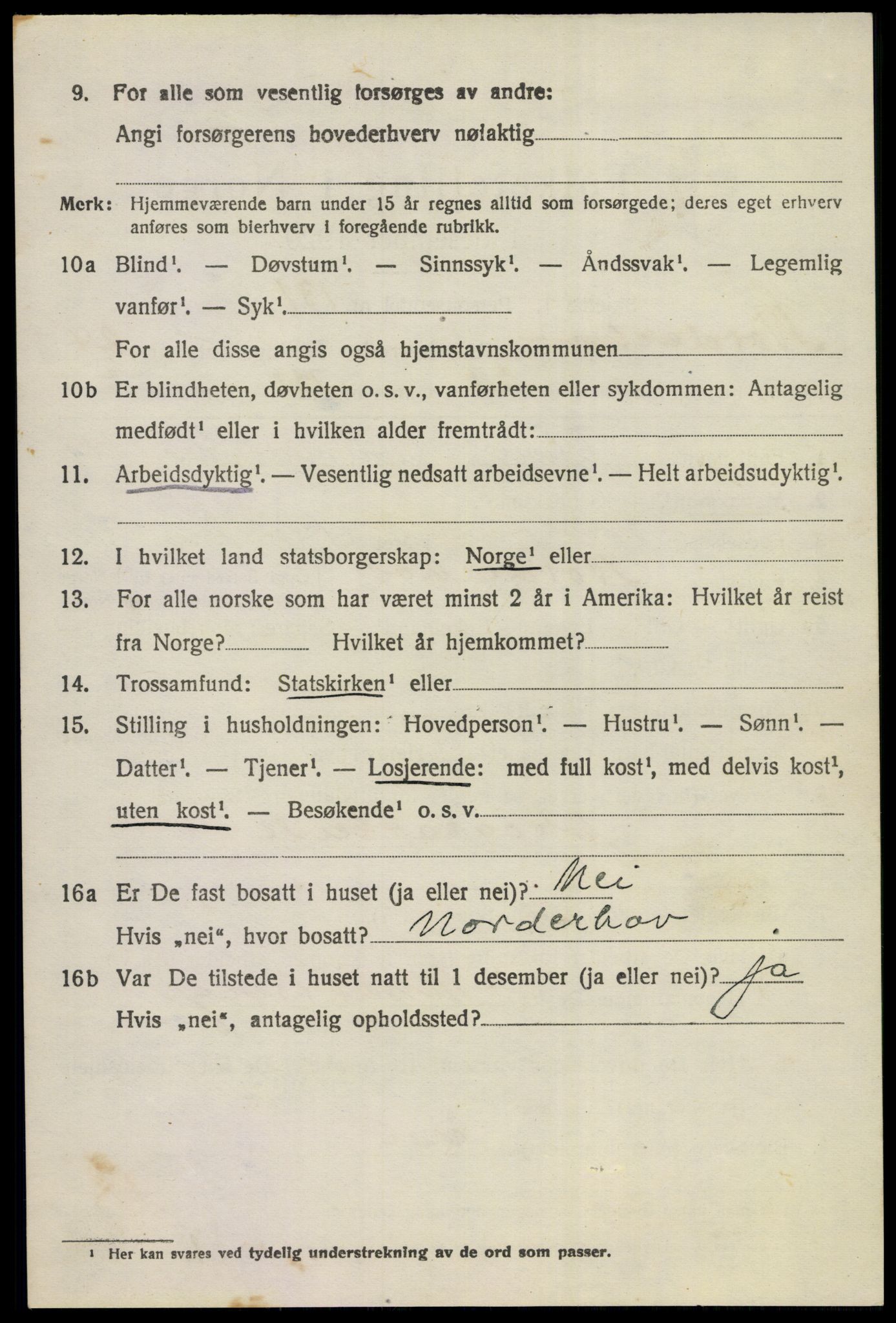 SAKO, 1920 census for Norderhov, 1920, p. 23706