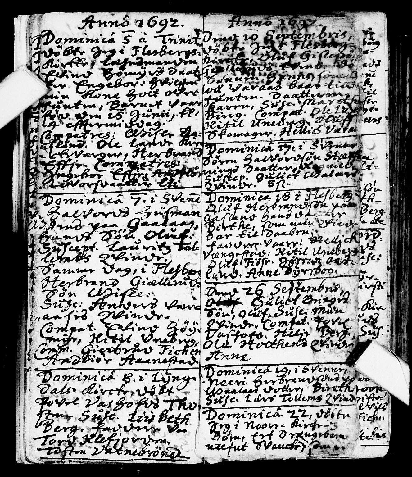 Flesberg kirkebøker, AV/SAKO-A-18/F/Fa/L0001: Parish register (official) no. I 1, 1688-1725