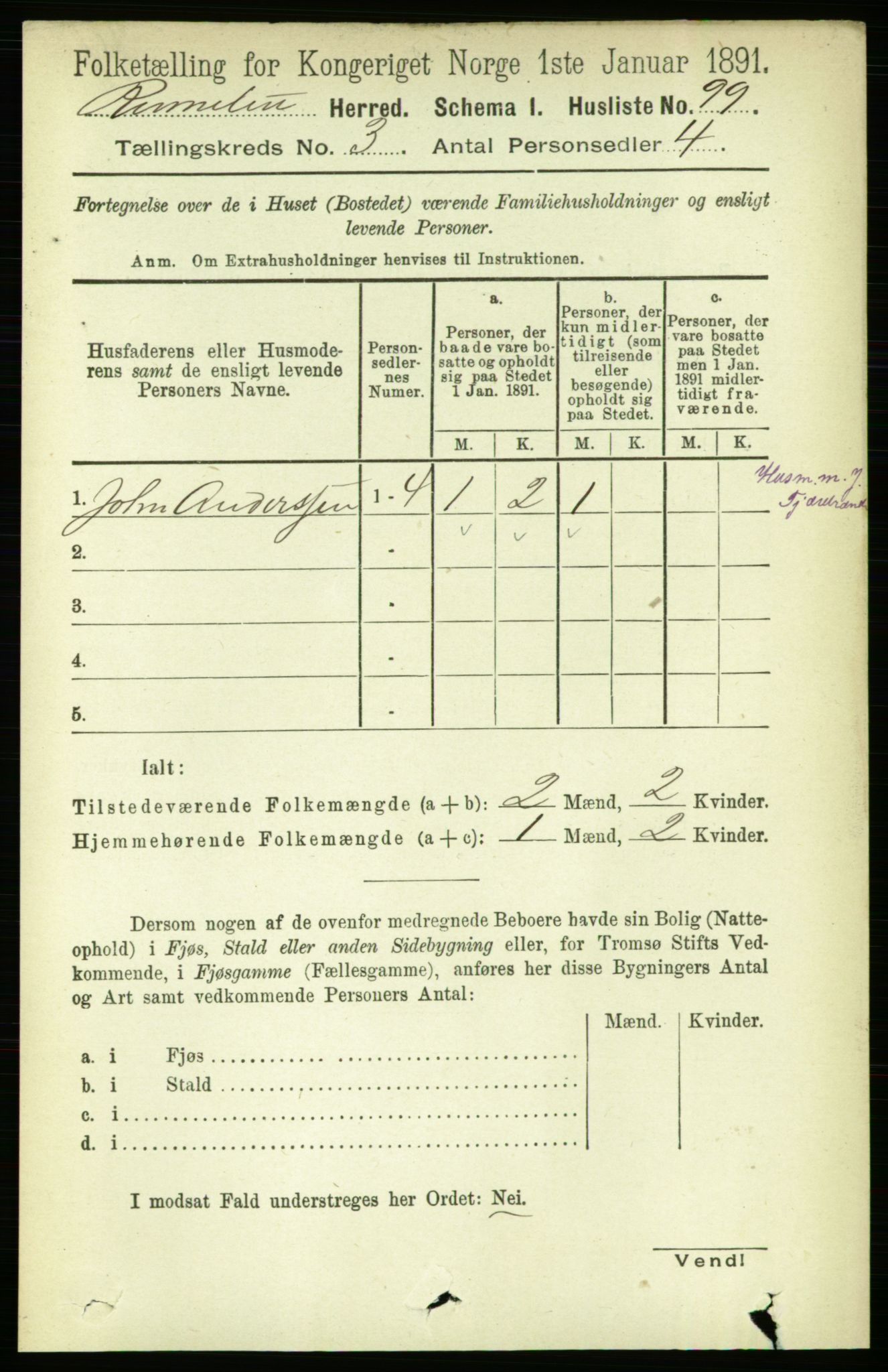 RA, 1891 census for 1635 Rennebu, 1891, p. 1384