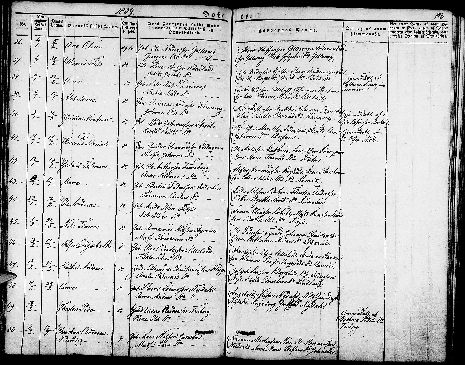 Førde sokneprestembete, SAB/A-79901/H/Haa/Haaa/L0006: Parish register (official) no. A 6, 1821-1842, p. 143