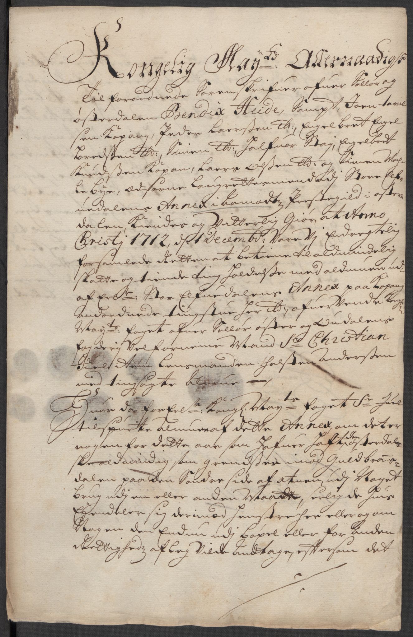 Rentekammeret inntil 1814, Reviderte regnskaper, Fogderegnskap, RA/EA-4092/R13/L0849: Fogderegnskap Solør, Odal og Østerdal, 1712, p. 325