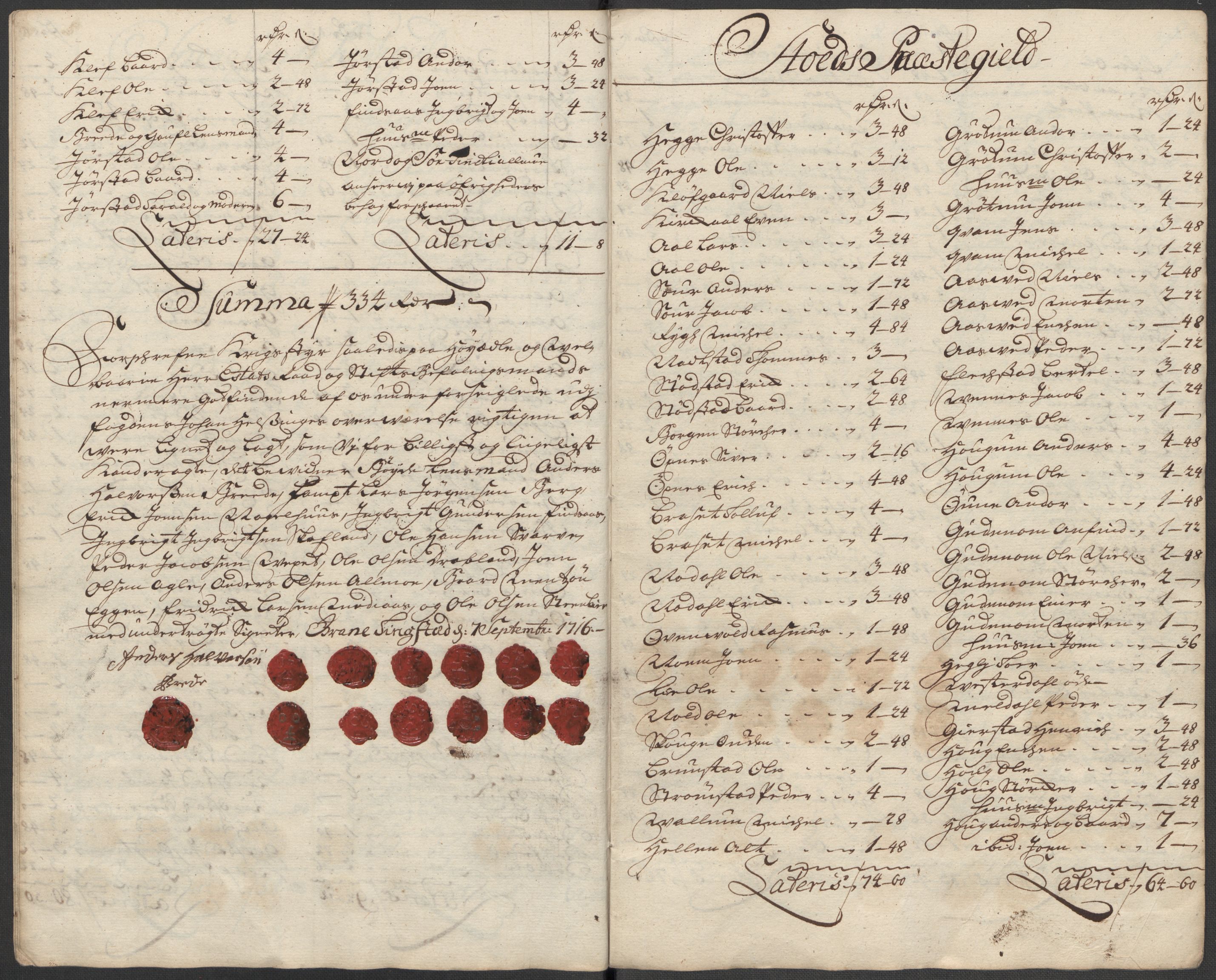 Rentekammeret inntil 1814, Reviderte regnskaper, Fogderegnskap, AV/RA-EA-4092/R63/L4324: Fogderegnskap Inderøy, 1716, p. 149