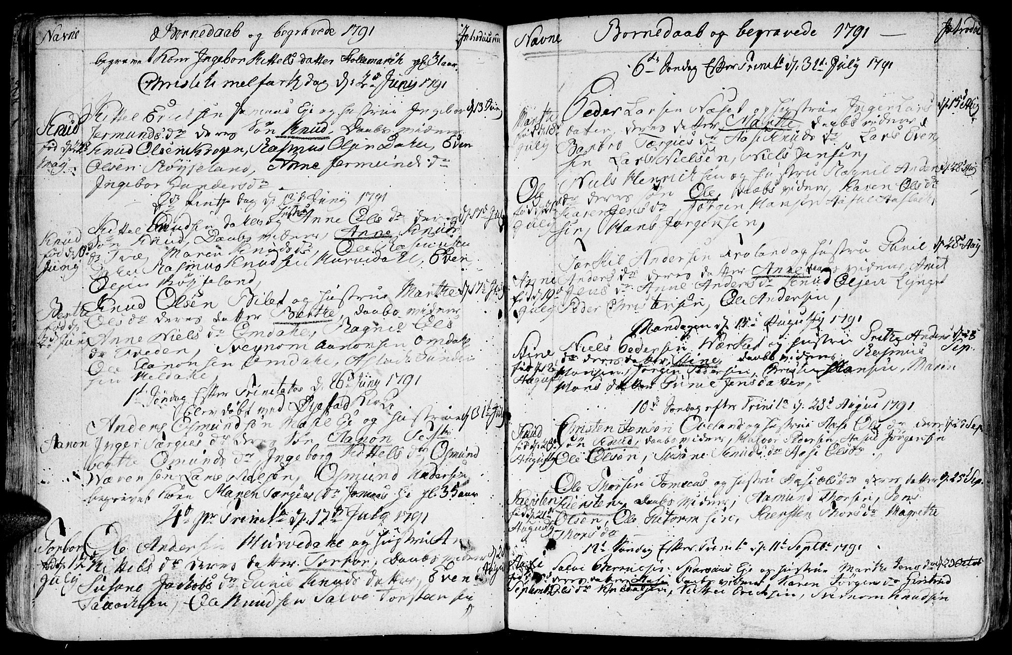 Froland sokneprestkontor, AV/SAK-1111-0013/F/Fb/L0005: Parish register (copy) no. B 5, 1786-1816, p. 25