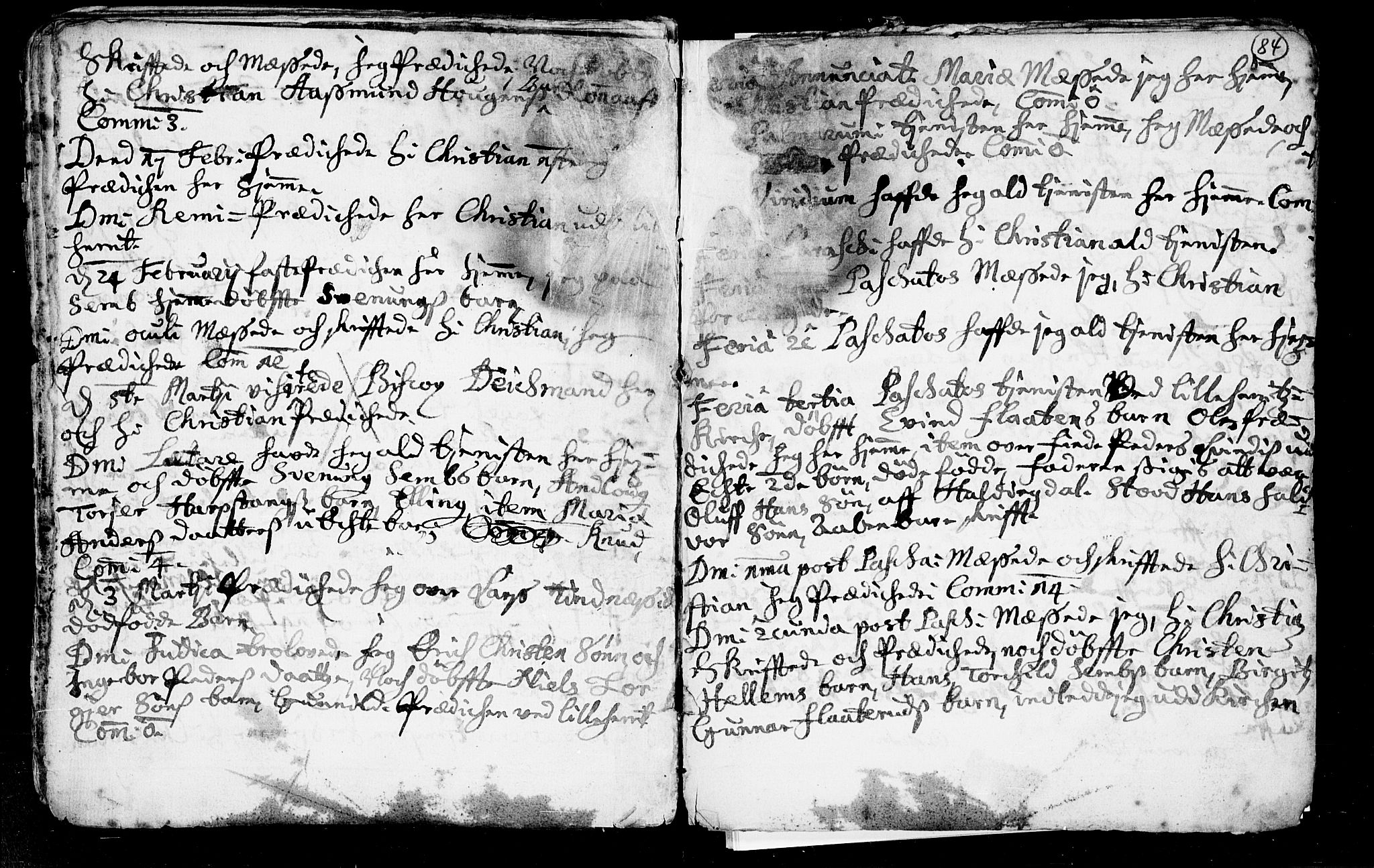 Heddal kirkebøker, SAKO/A-268/F/Fa/L0002: Parish register (official) no. I 2, 1699-1722, p. 84