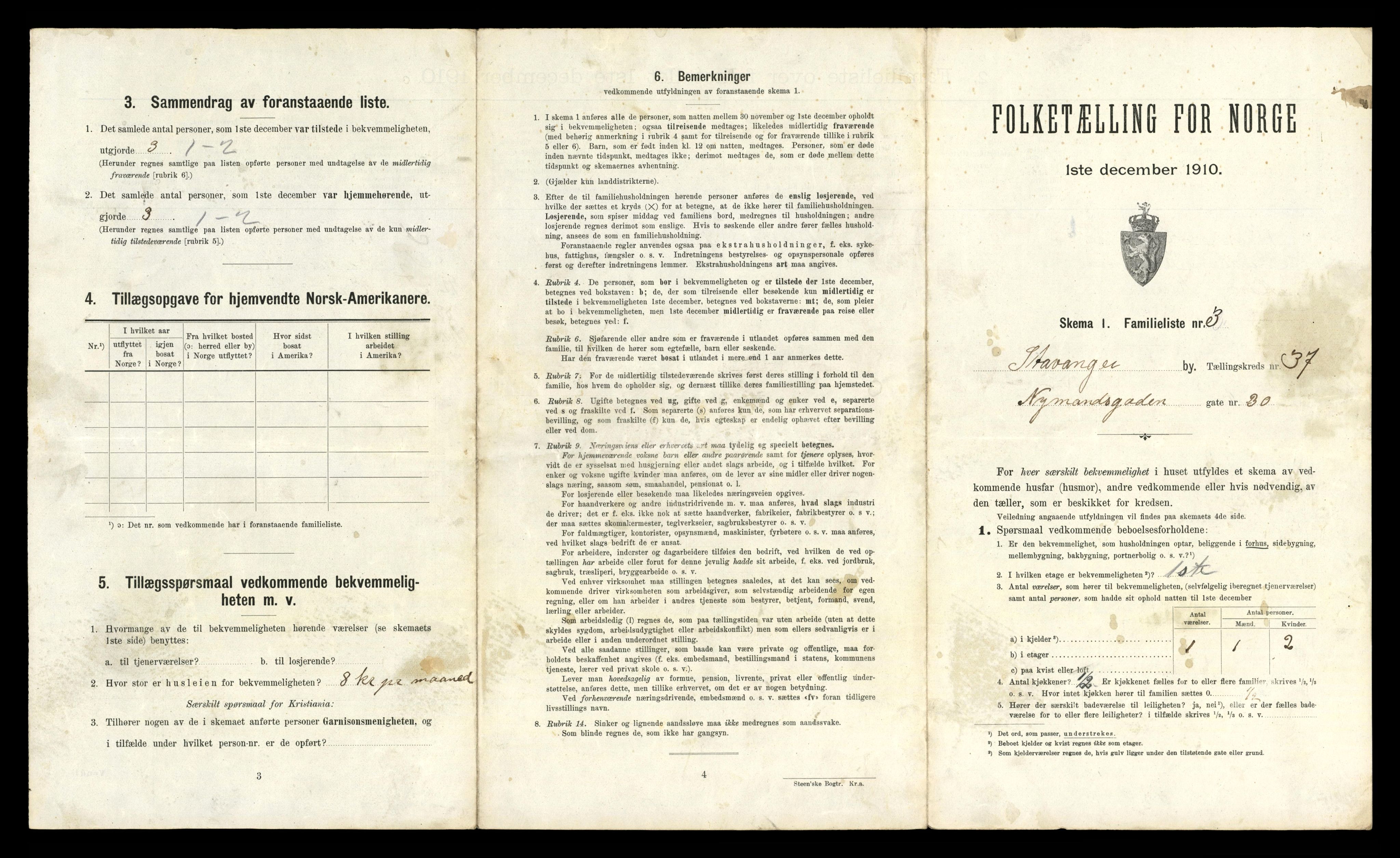 RA, 1910 census for Stavanger, 1910, p. 23892