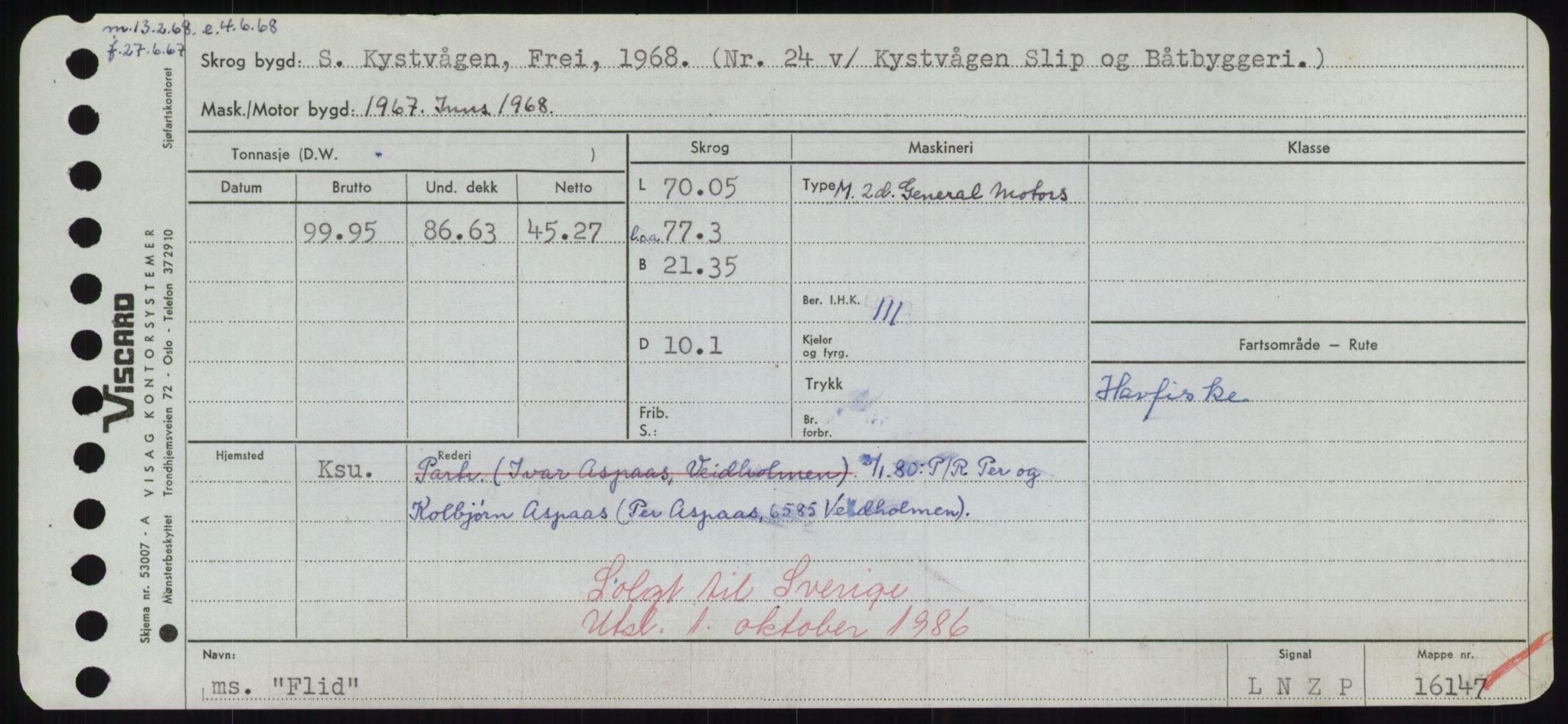 Sjøfartsdirektoratet med forløpere, Skipsmålingen, AV/RA-S-1627/H/Hd/L0011: Fartøy, Fla-Får, p. 21