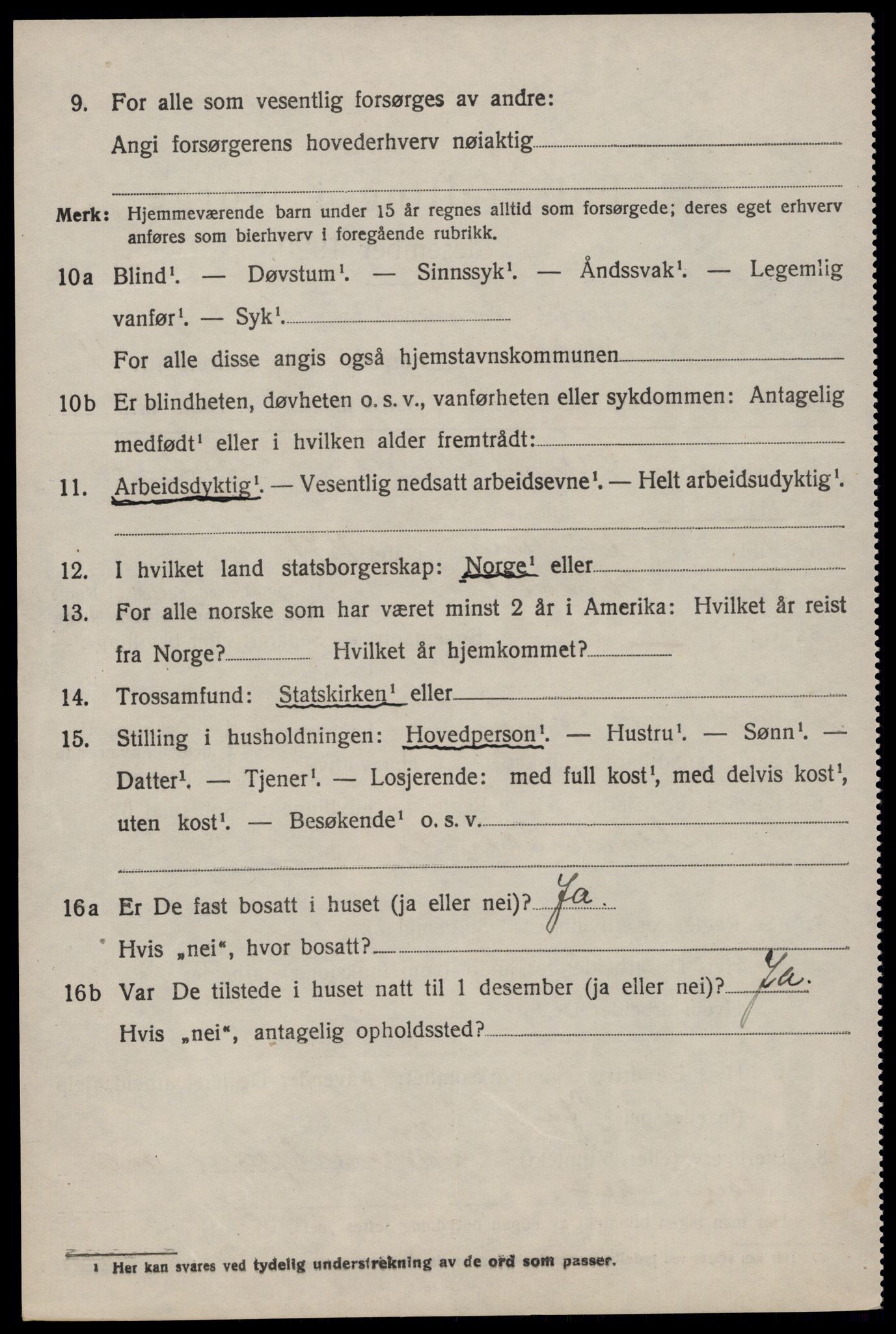 SAKO, 1920 census for Hjartdal, 1920, p. 2797