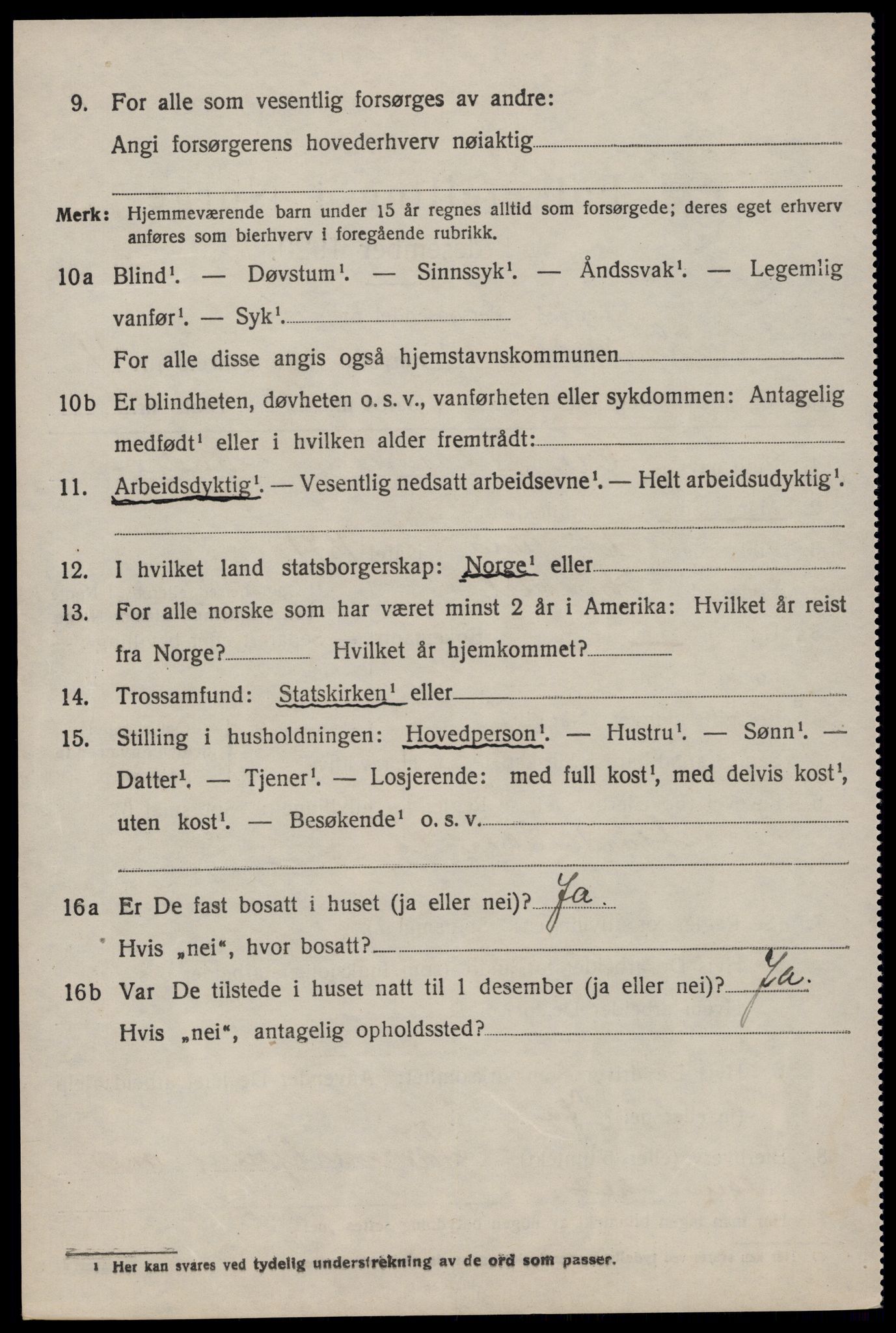 SAKO, 1920 census for Hjartdal, 1920, p. 2797