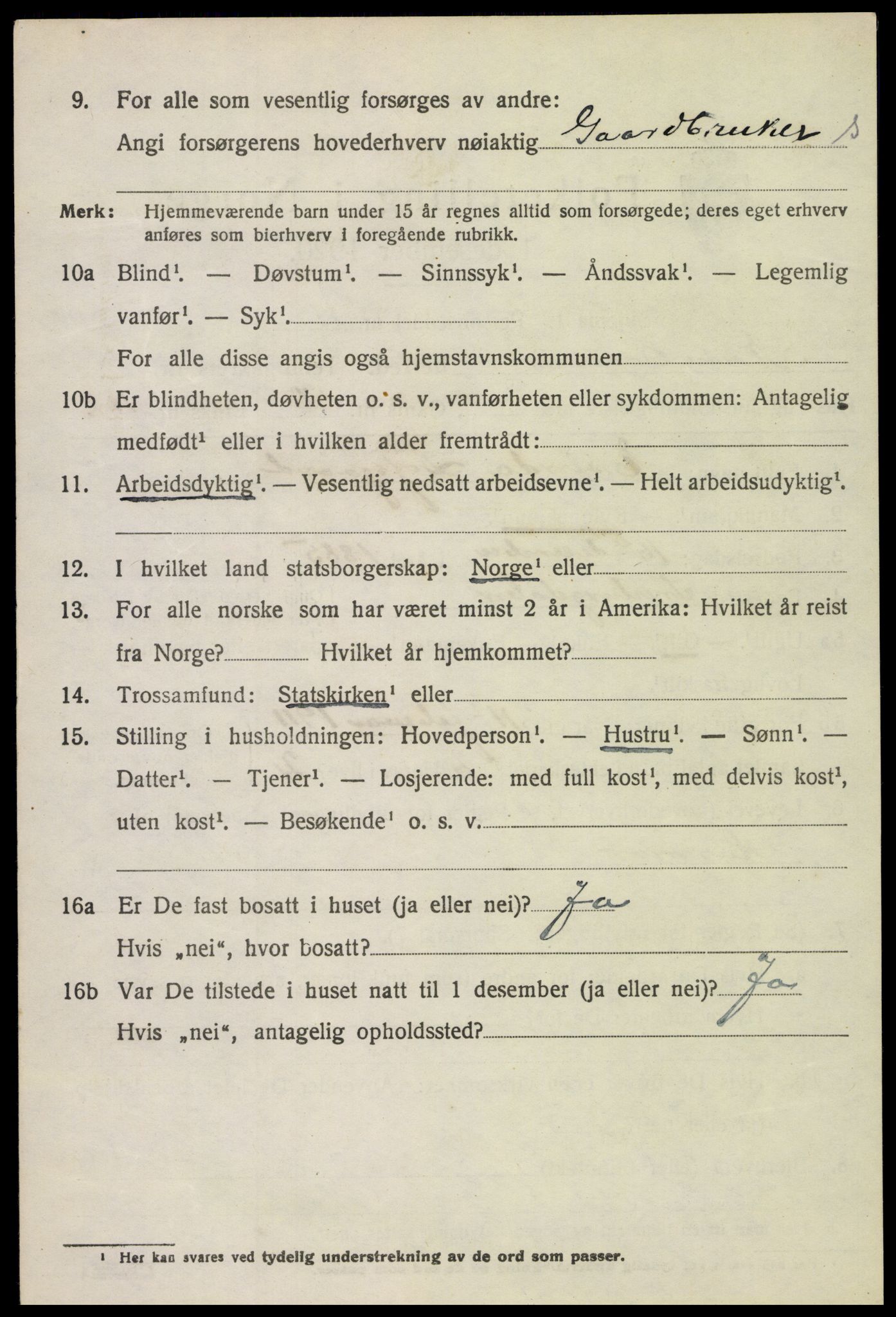 SAH, 1920 census for Nord-Odal, 1920, p. 10876