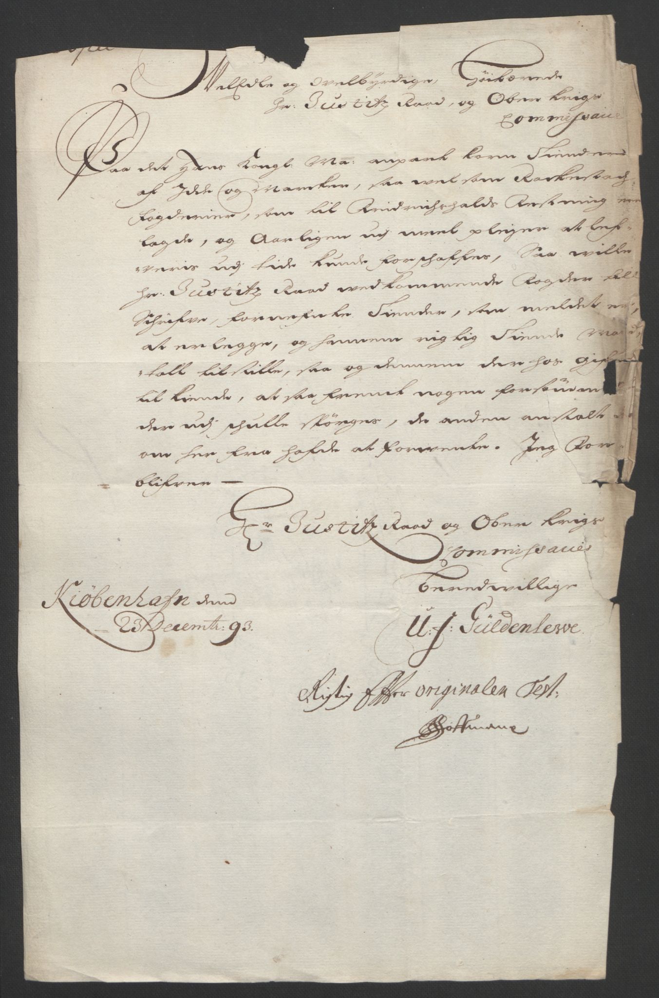 Rentekammeret inntil 1814, Reviderte regnskaper, Fogderegnskap, AV/RA-EA-4092/R01/L0011: Fogderegnskap Idd og Marker, 1692-1693, p. 341