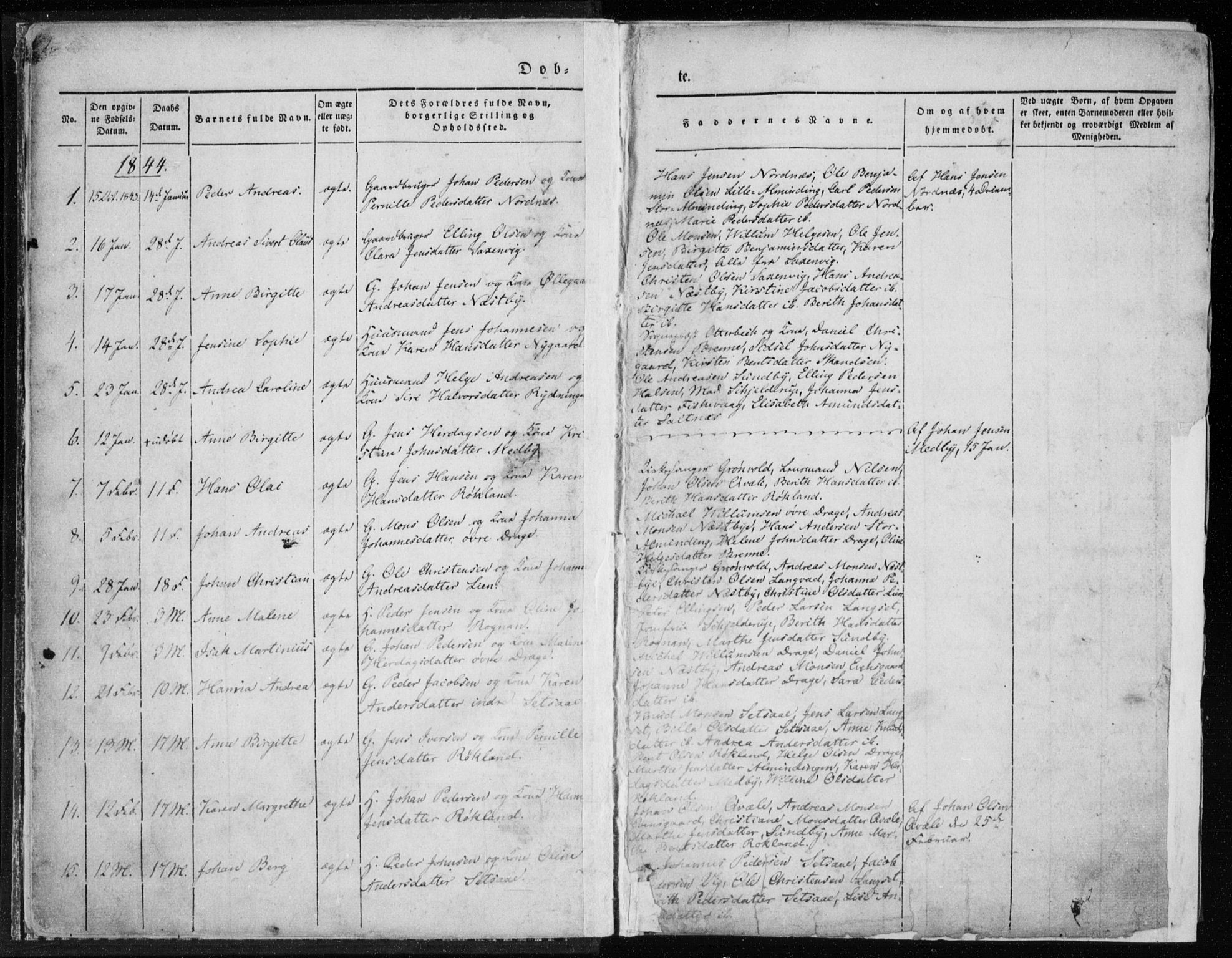 Ministerialprotokoller, klokkerbøker og fødselsregistre - Nordland, AV/SAT-A-1459/847/L0666: Parish register (official) no. 847A06, 1842-1871, p. 9