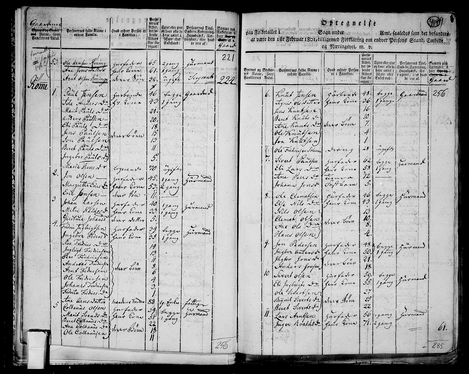 RA, 1801 census for 1638P Orkdal, 1801, p. 416b-417a