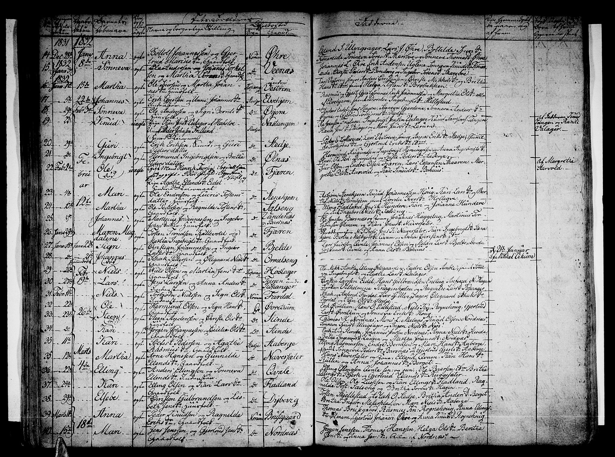 Sogndal sokneprestembete, SAB/A-81301/H/Haa/Haaa/L0010: Parish register (official) no. A 10, 1821-1838, p. 55