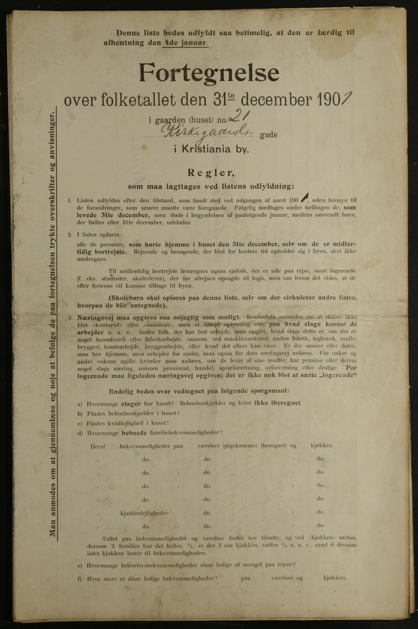 OBA, Municipal Census 1901 for Kristiania, 1901, p. 7880