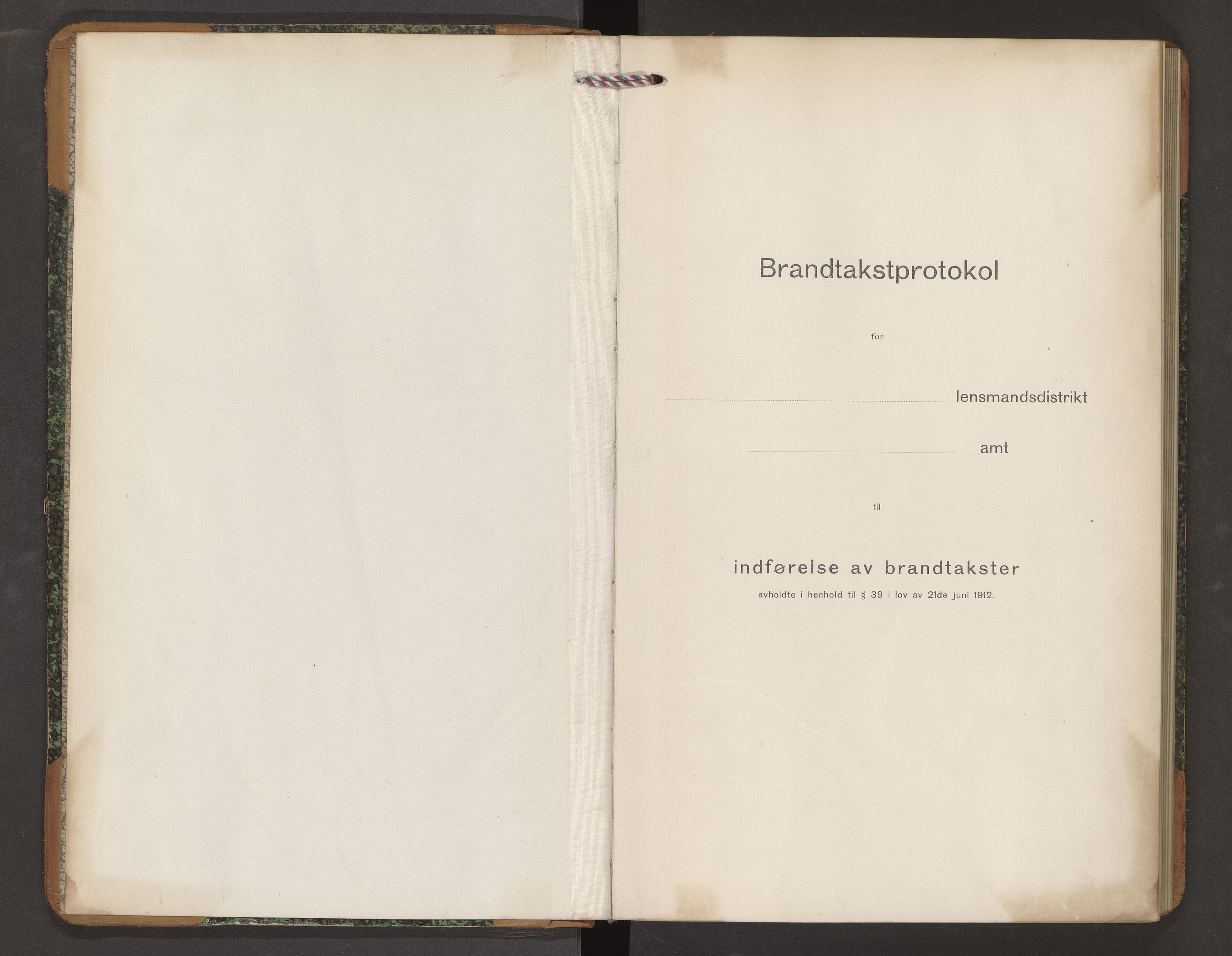 Norges Brannkasse Lurøy, AV/SAT-A-5577/Fb/L0004: Branntakstprotokoll, 1918-1923