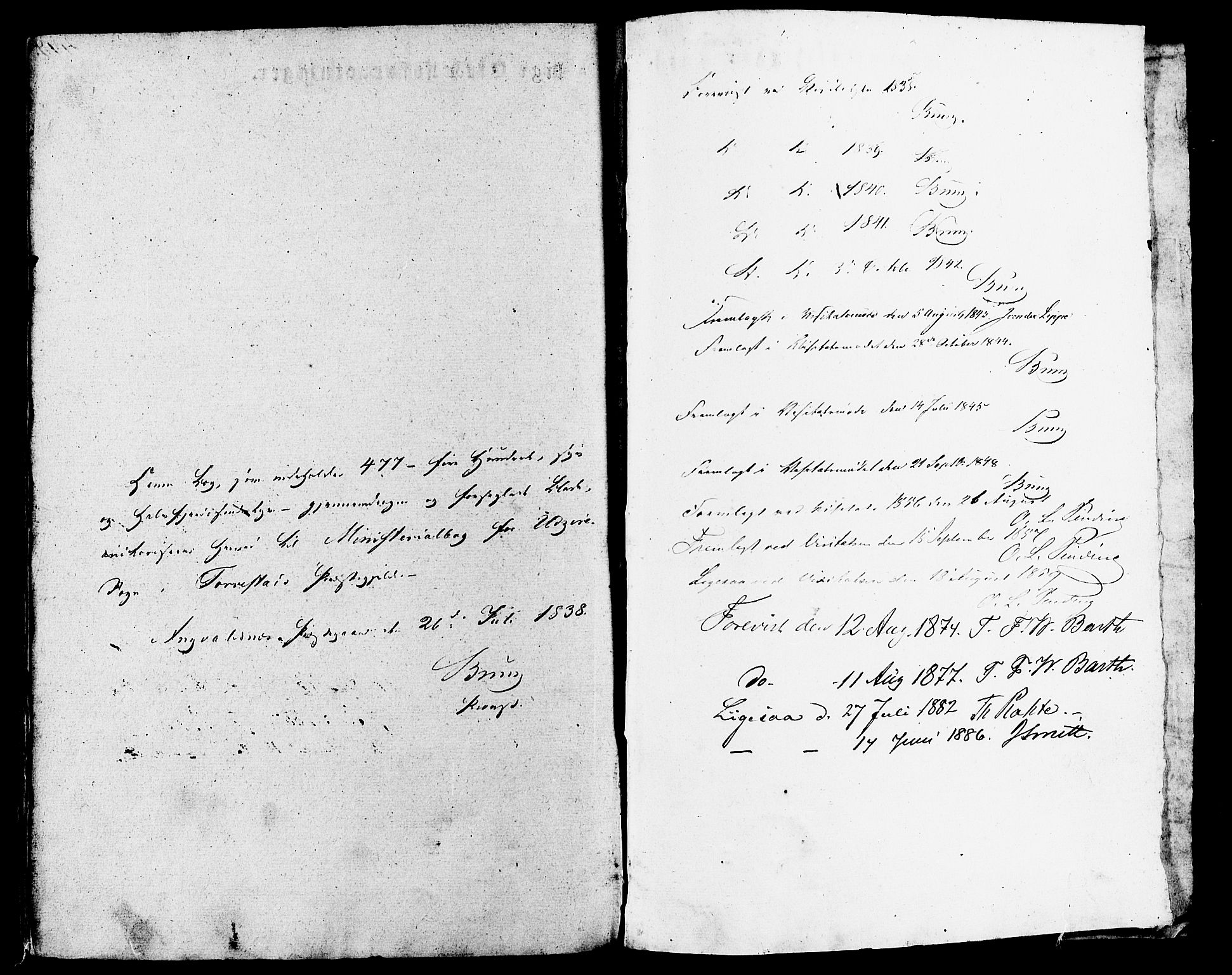 Torvastad sokneprestkontor, SAST/A -101857/H/Ha/Haa/L0007: Parish register (official) no. A 7, 1838-1882