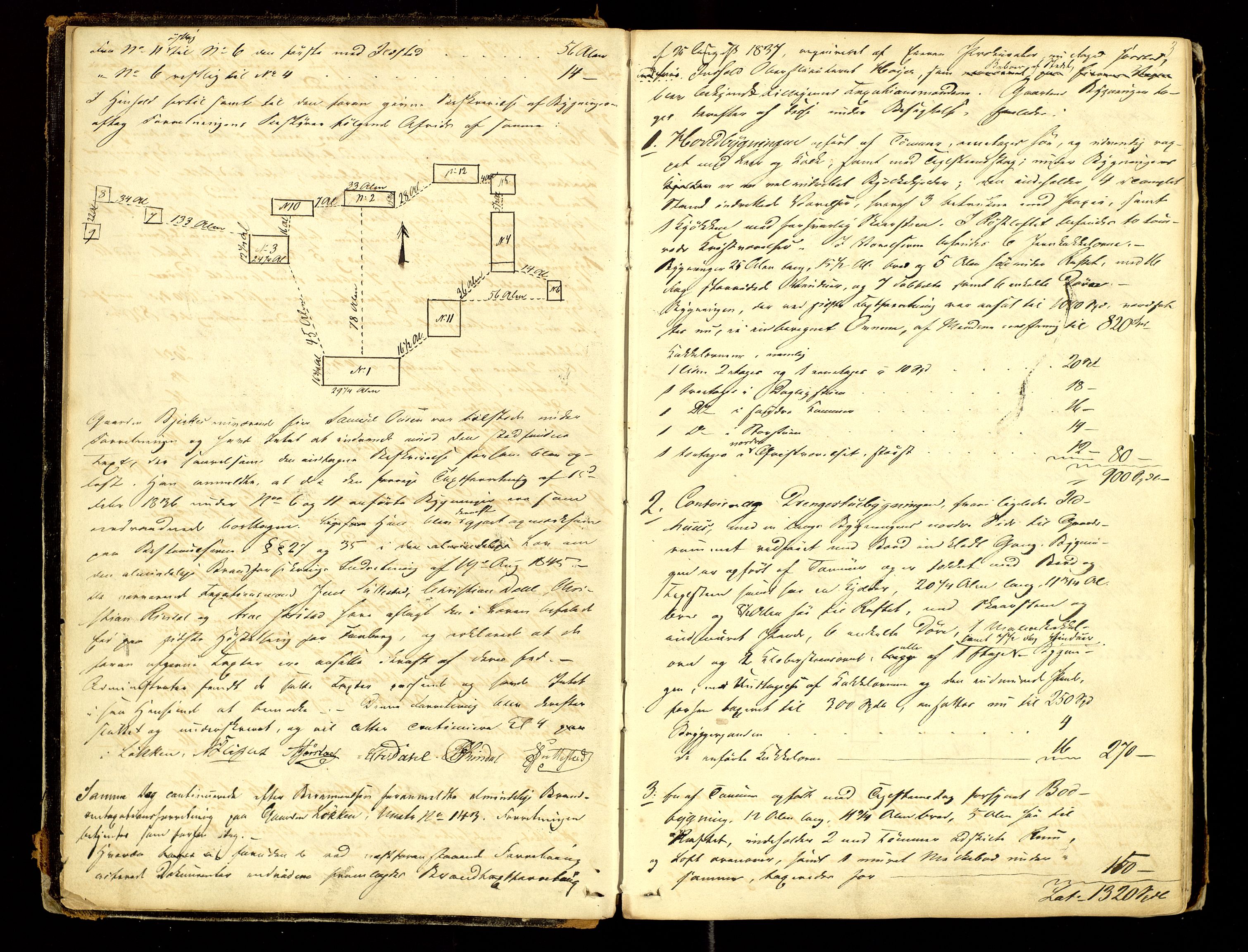 Norges Brannkasse, Fåberg, AV/SAH-NBRANF-041/F/L0001: Branntakstprotokoll, 1846-1915, p. 2b-3a