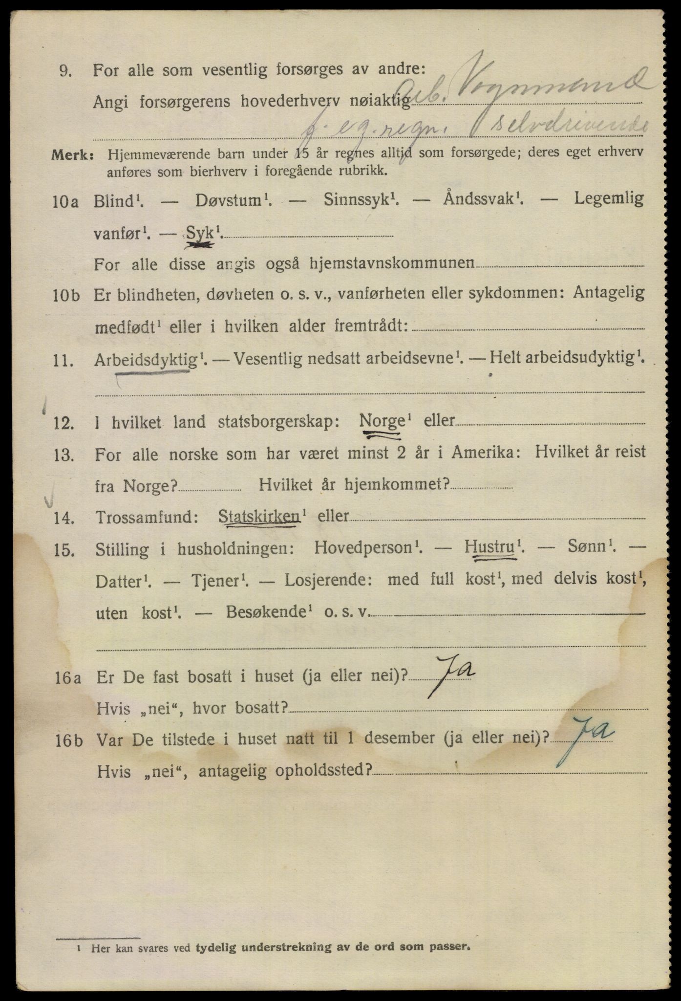 SAO, 1920 census for Kristiania, 1920, p. 429164