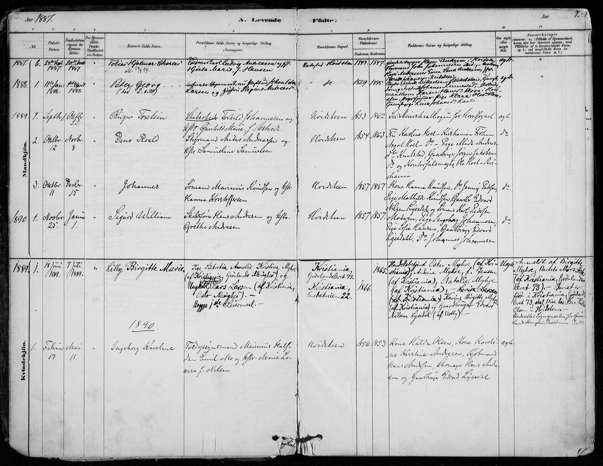Vestby prestekontor Kirkebøker, AV/SAO-A-10893/F/Fd/L0001: Parish register (official) no. IV 1, 1878-1945, p. 7