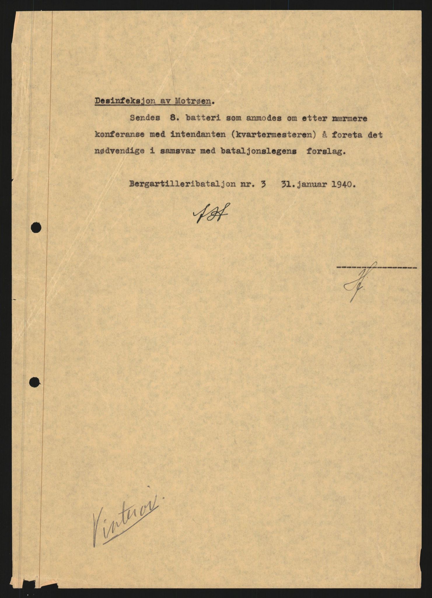 Forsvaret, Forsvarets krigshistoriske avdeling, AV/RA-RAFA-2017/Y/Yb/L0152: II-C-11-650  -  6. Divisjon: Bergartilleribataljon nr. 3:  Nøytralitetsvakten , 1939-1940, p. 321