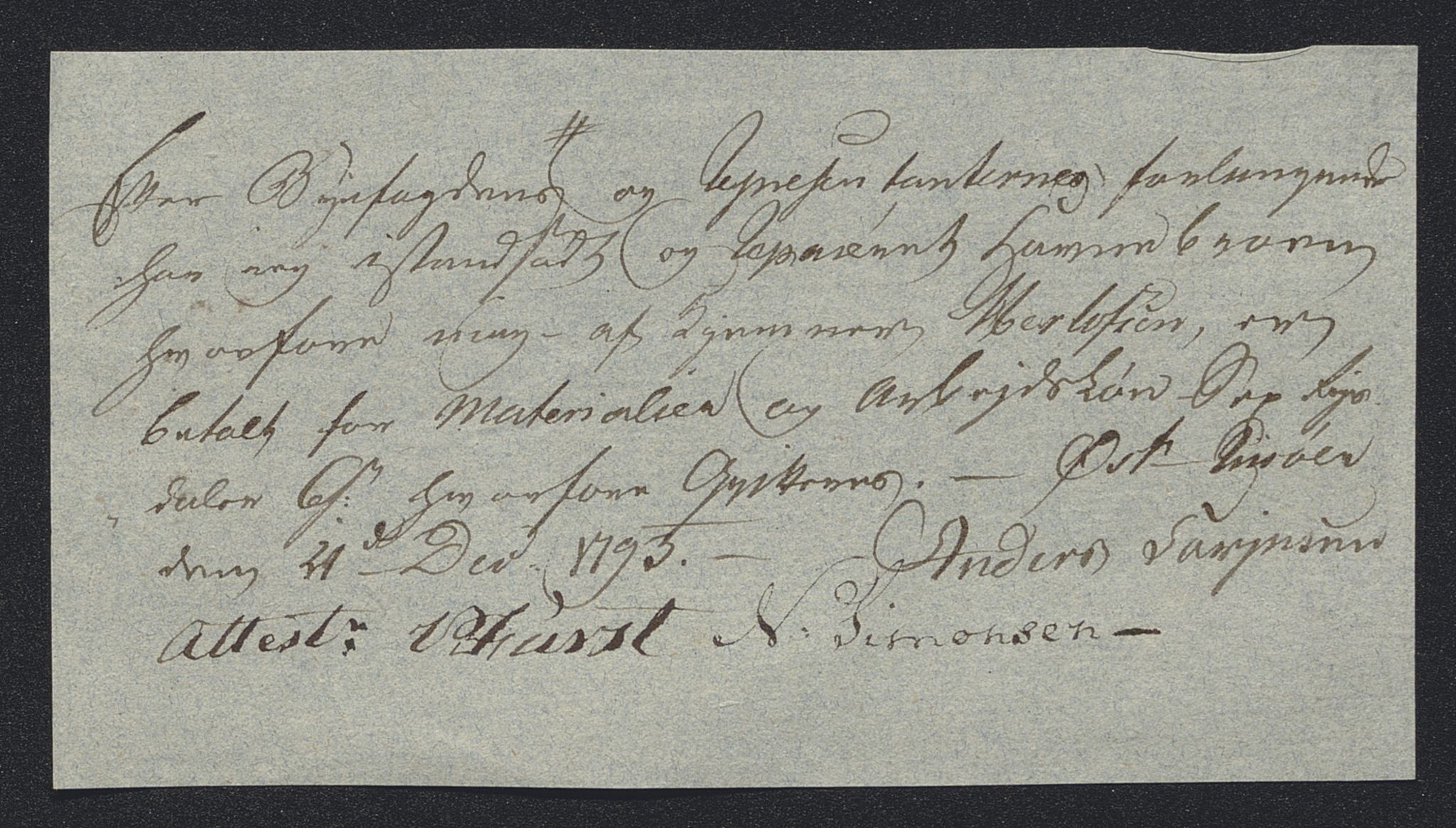 Danske Kanselli 1800-1814, AV/RA-EA-3024/K/Kk/Kka/Kkac/L0234: Kjøpstadregnskap Øster Risør, 1791-1795, p. 315