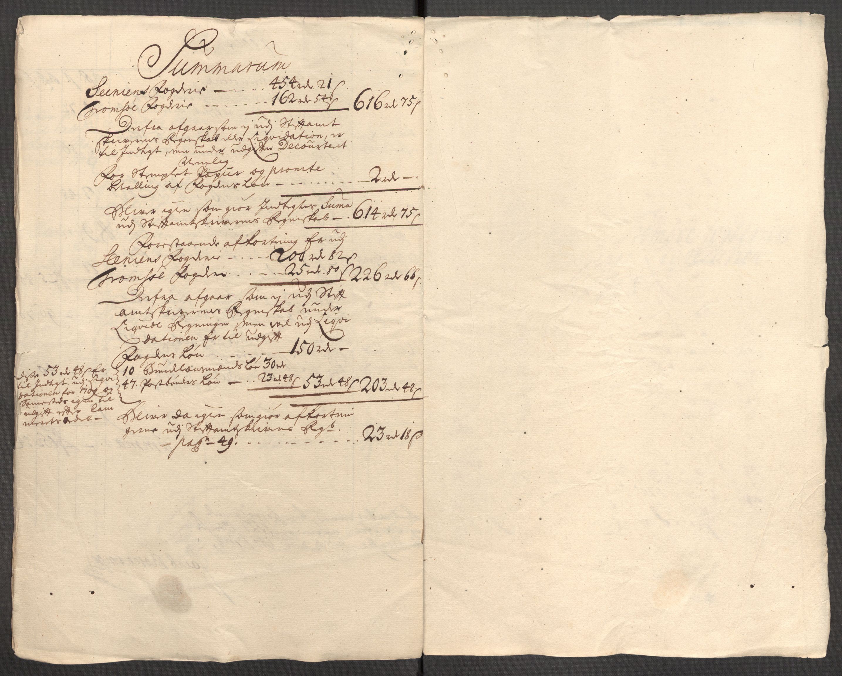 Rentekammeret inntil 1814, Reviderte regnskaper, Fogderegnskap, AV/RA-EA-4092/R68/L4757: Fogderegnskap Senja og Troms, 1708-1710, p. 7