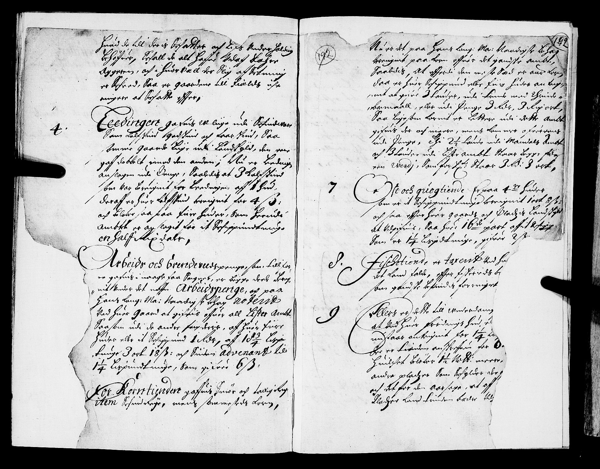 Rentekammeret inntil 1814, Realistisk ordnet avdeling, AV/RA-EA-4070/N/Nb/Nba/L0031: Lista amt, 1668, p. 191b-192a