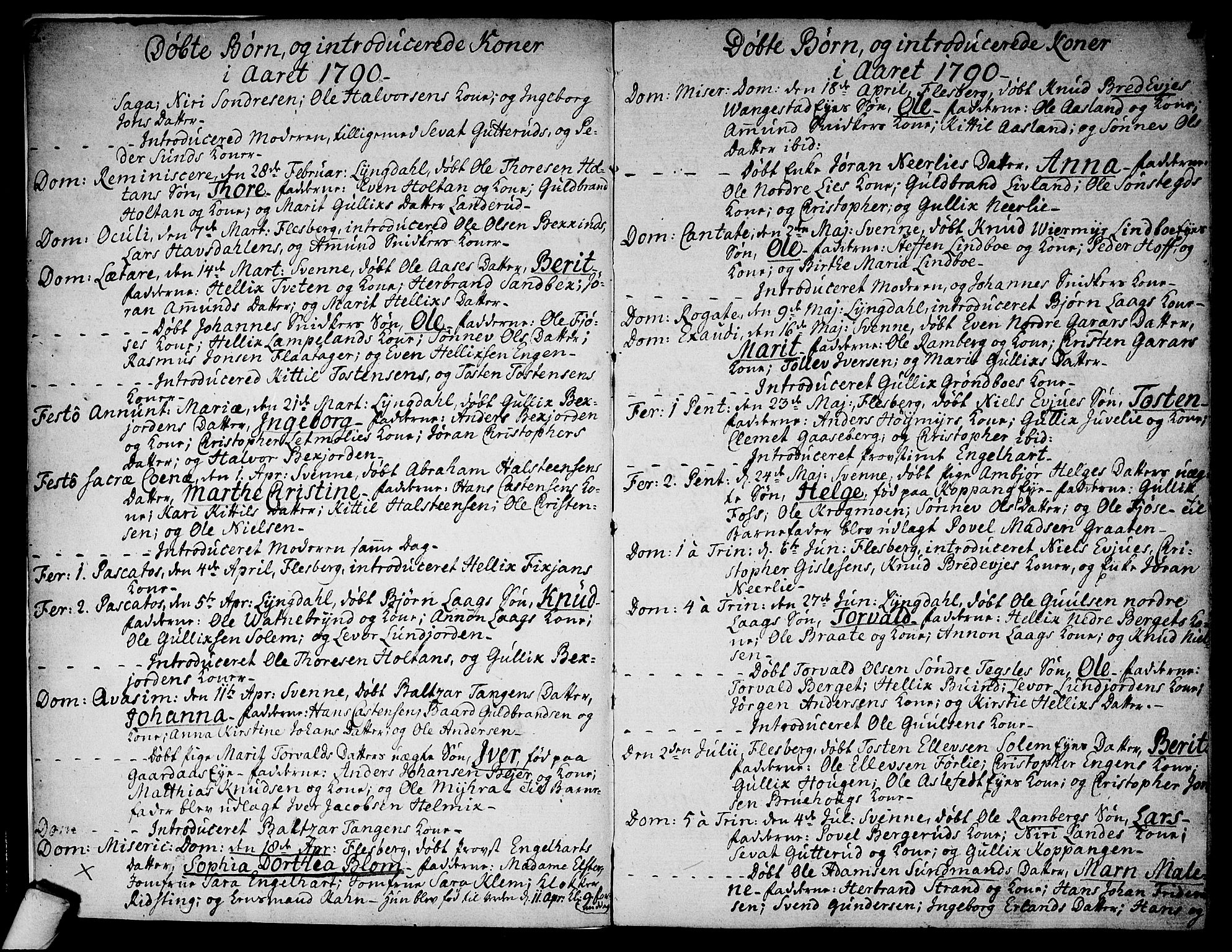 Flesberg kirkebøker, SAKO/A-18/F/Fa/L0004: Parish register (official) no. I 4, 1788-1815, p. 2-3