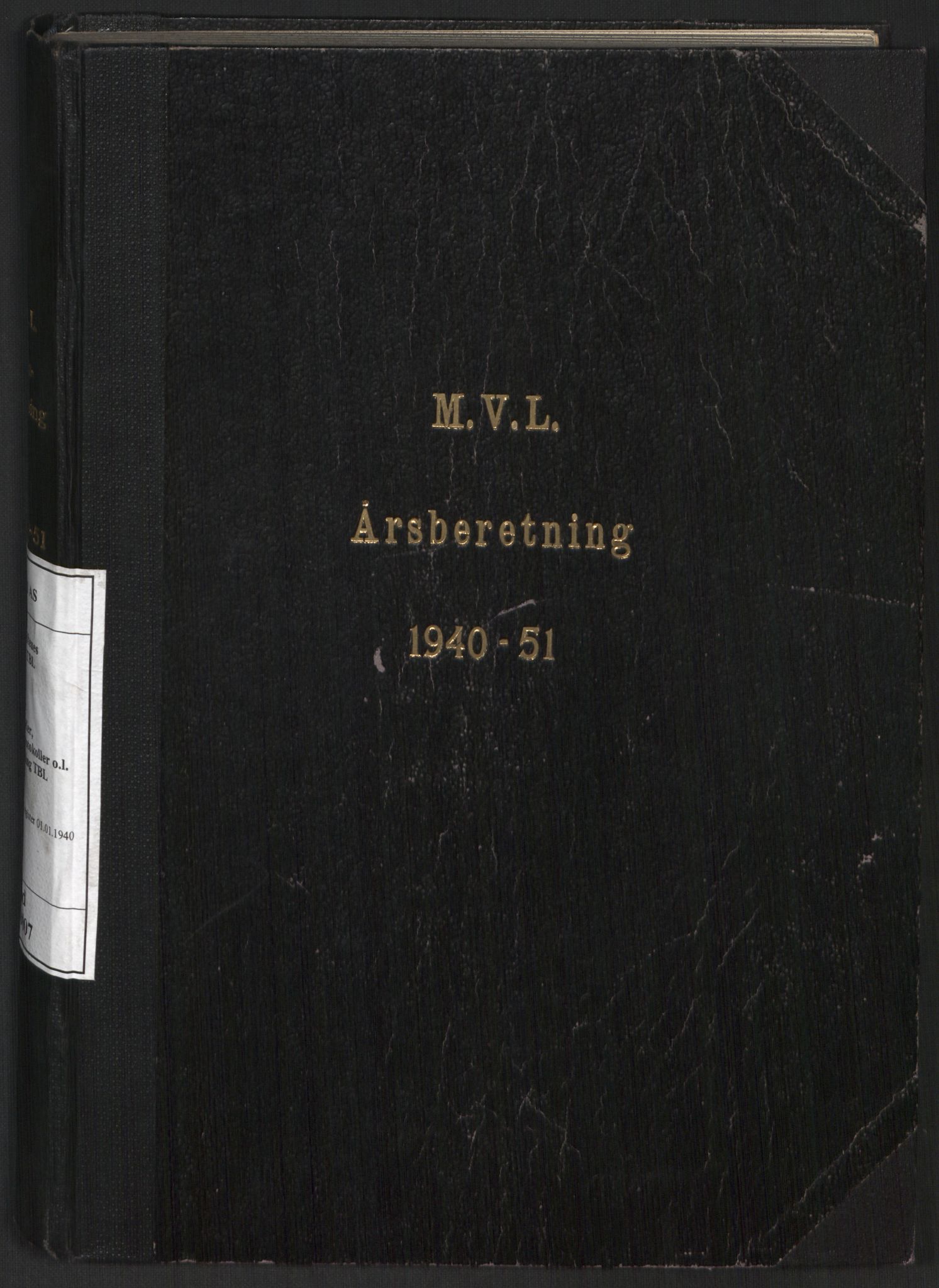 Teknologibedriftenes Landsforening TBL, RA/PA-1700/A/Ad/L0007: Årsberetning med register, 1940-1951