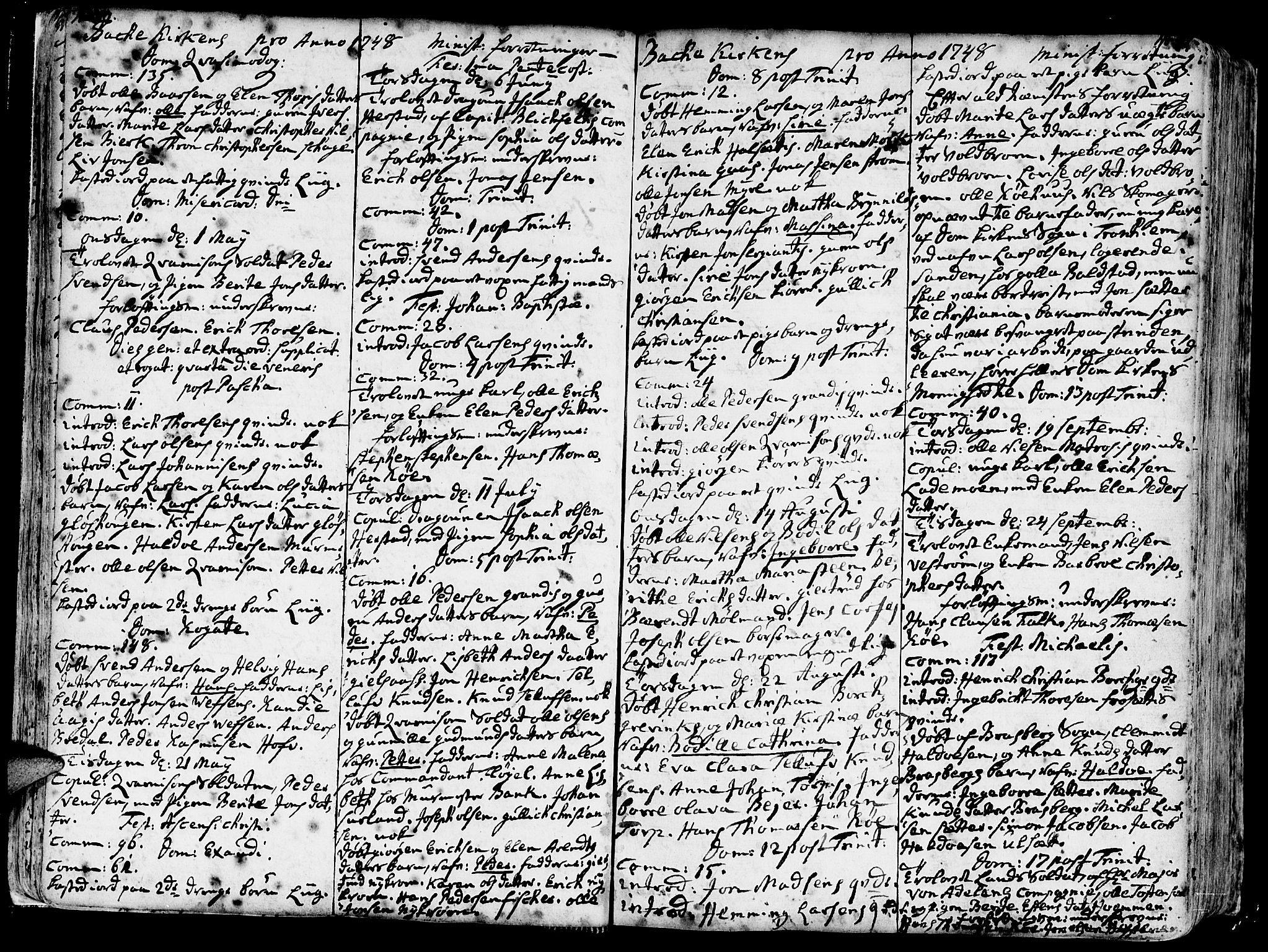 Ministerialprotokoller, klokkerbøker og fødselsregistre - Sør-Trøndelag, SAT/A-1456/606/L0276: Parish register (official) no. 606A01 /2, 1727-1779, p. 70-71