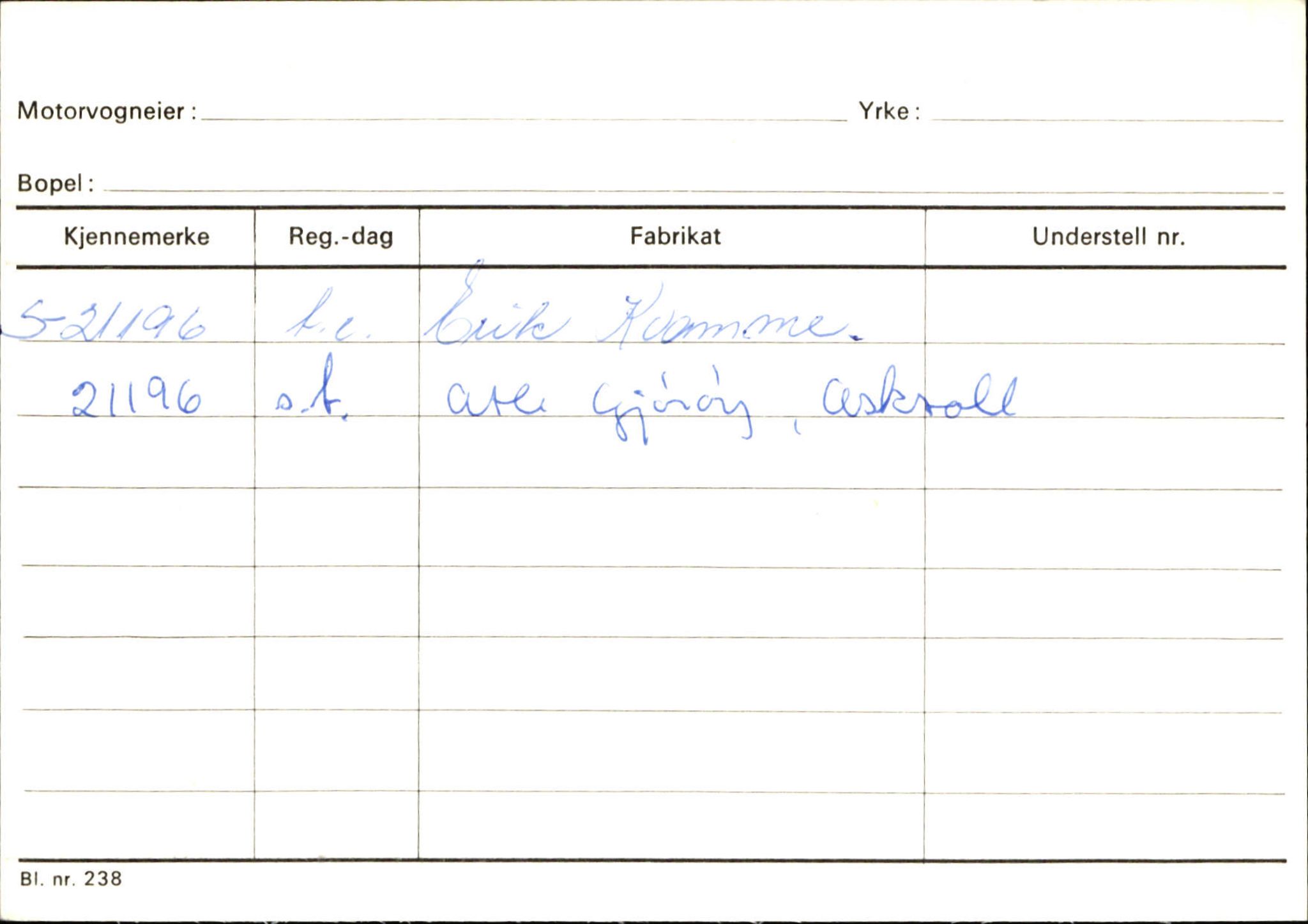 Statens vegvesen, Sogn og Fjordane vegkontor, SAB/A-5301/4/F/L0126: Eigarregister Fjaler M-Å. Leikanger A-Å, 1945-1975, p. 735