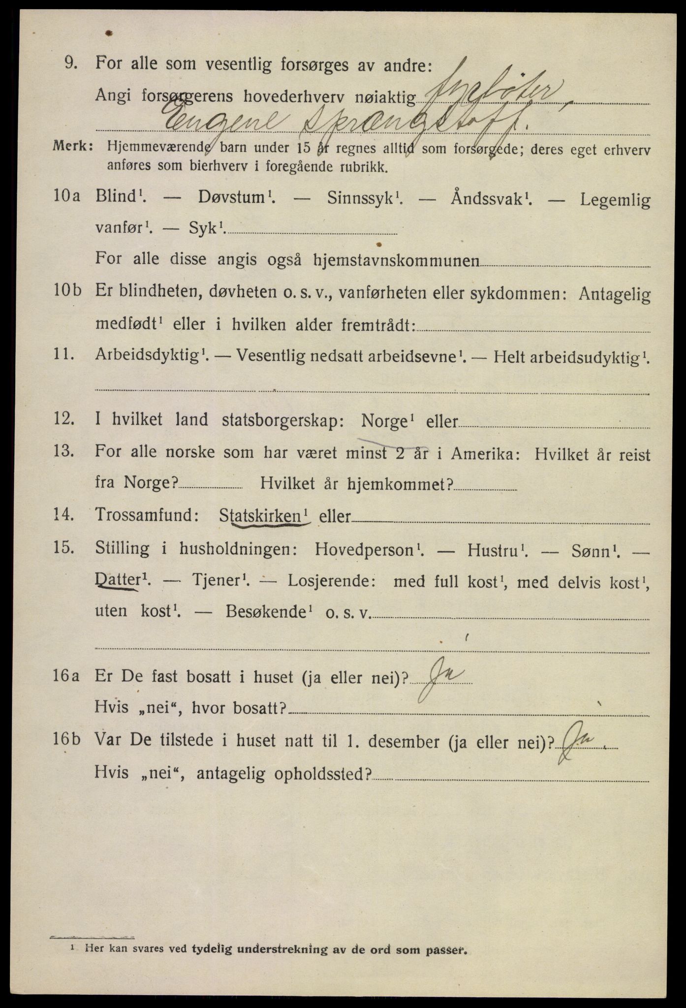 SAKO, 1920 census for Hurum, 1920, p. 3087