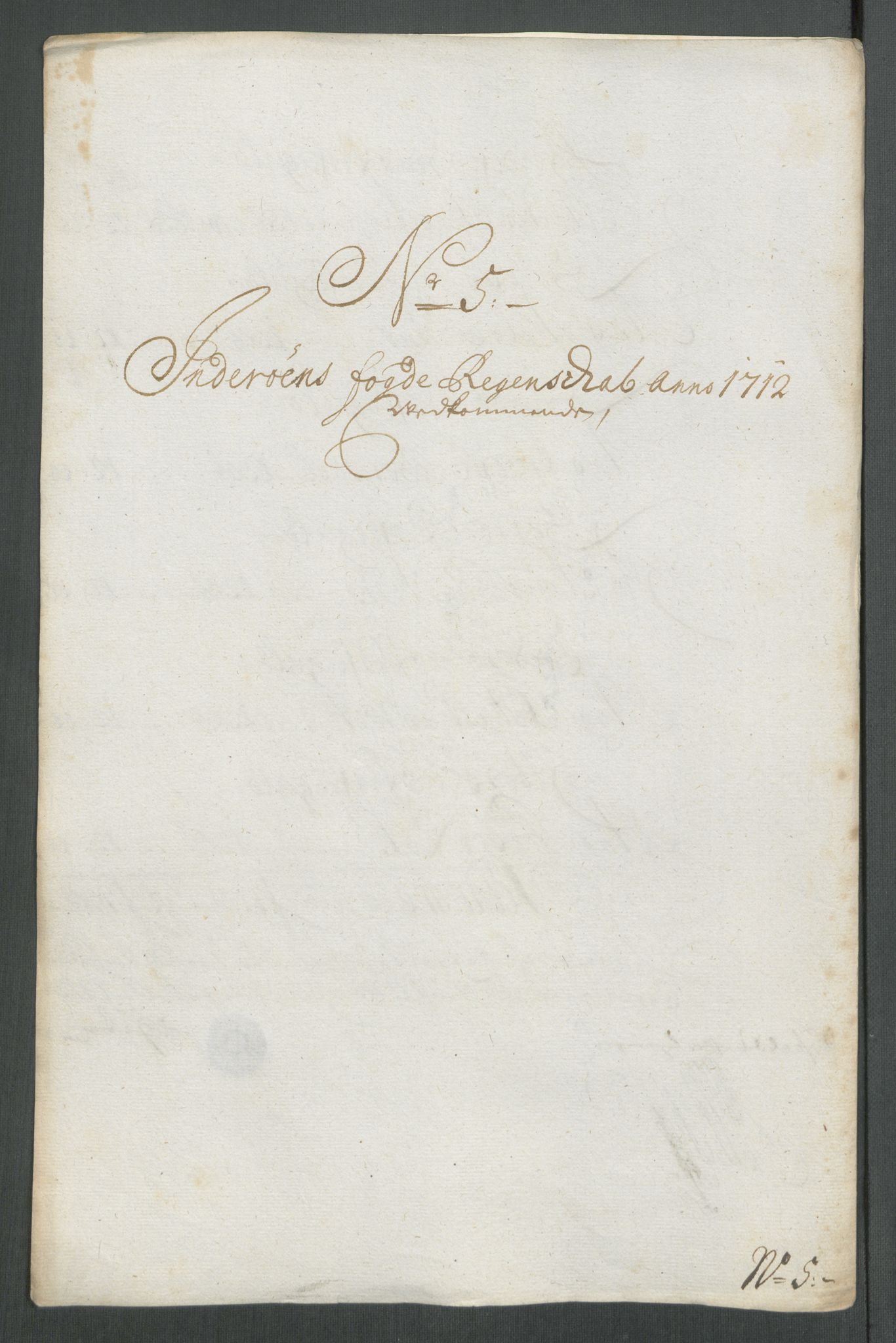 Rentekammeret inntil 1814, Reviderte regnskaper, Fogderegnskap, RA/EA-4092/R63/L4320: Fogderegnskap Inderøy, 1712, p. 146