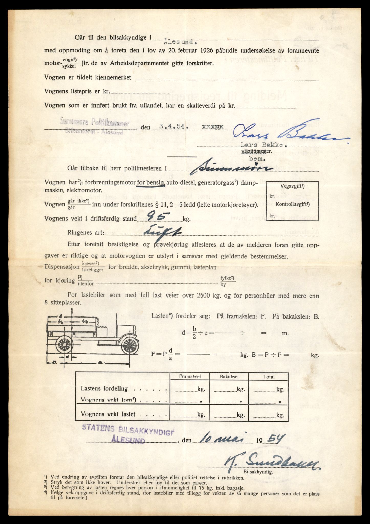 Møre og Romsdal vegkontor - Ålesund trafikkstasjon, AV/SAT-A-4099/F/Fe/L0037: Registreringskort for kjøretøy T 13031 - T 13179, 1927-1998, p. 2142