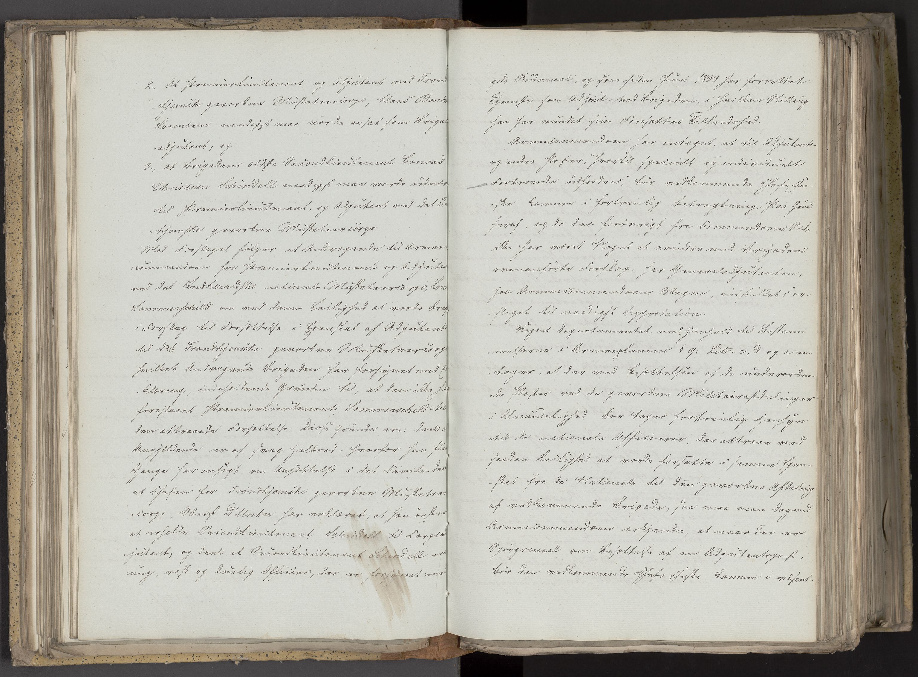 Statsrådsavdelingen i Stockholm, AV/RA-S-1003/D/Da/L0098: Regjeringsinnstillinger nr. 5461-5649, 1835